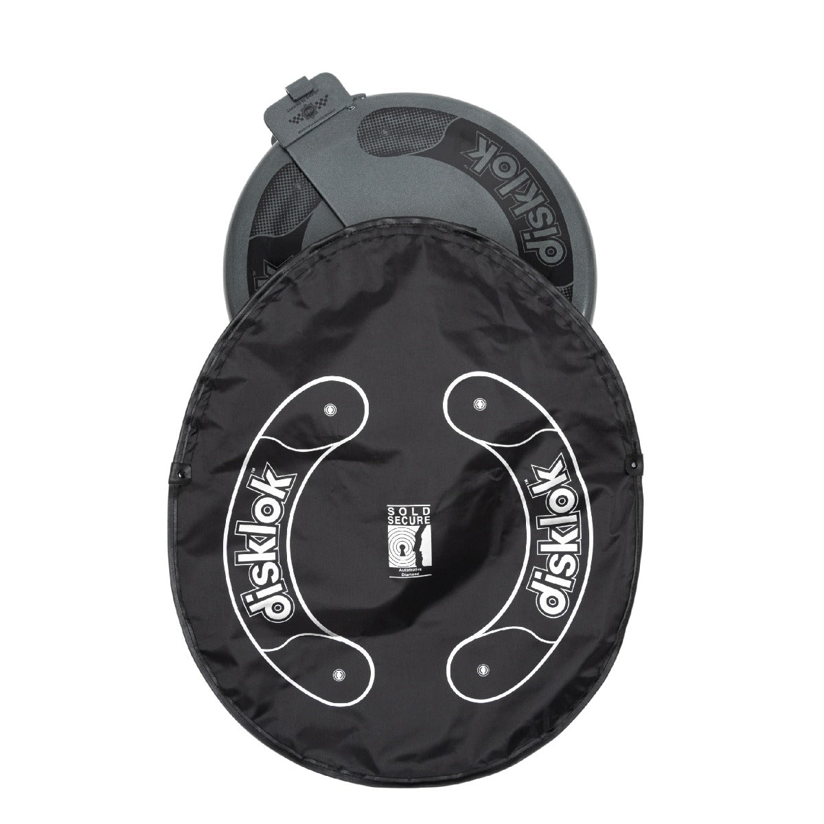 Disklok Diamond Edition Silver Car Steering Wheel Lock, with Storage Bag & Cover