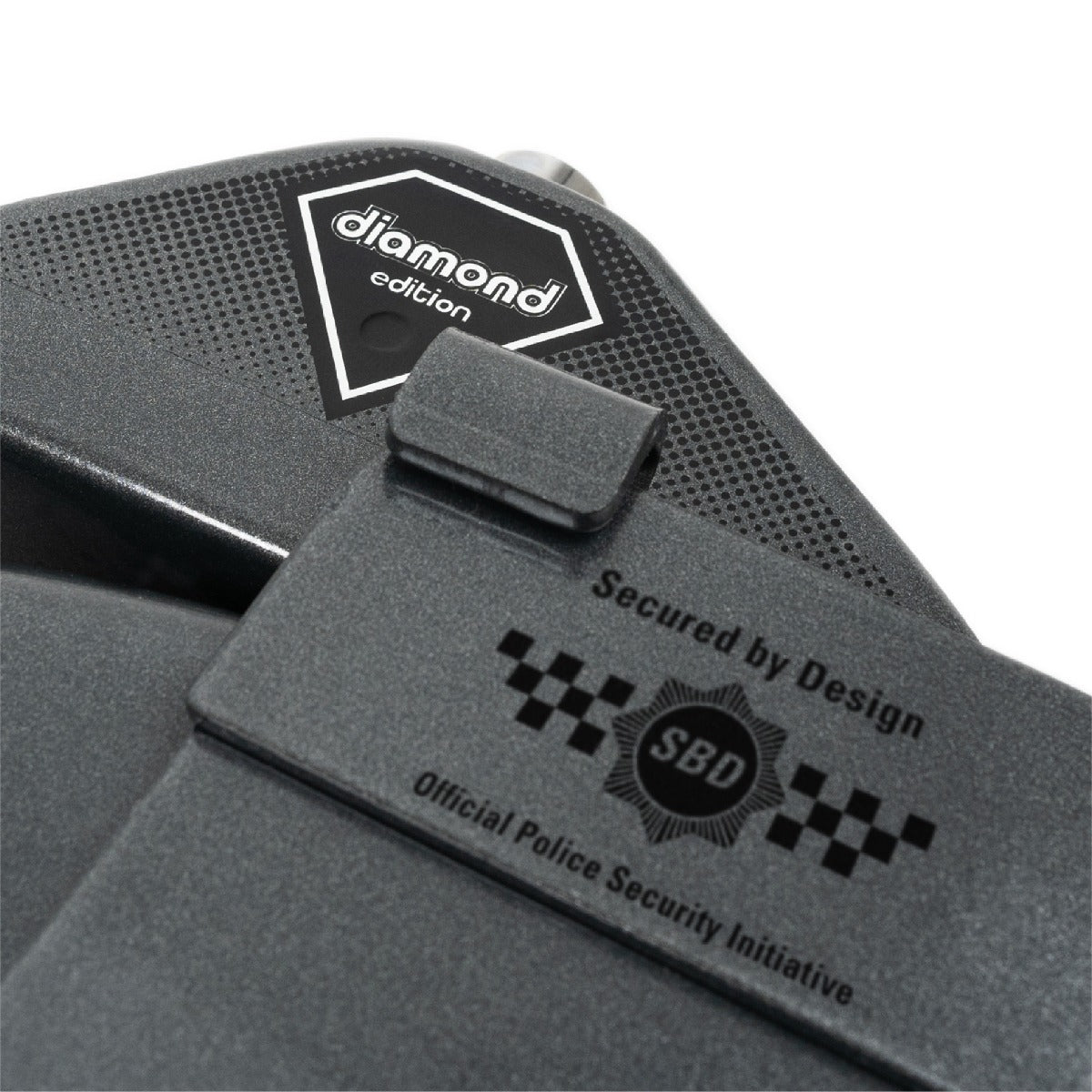 Disklok Diamond Edition Silver Car Steering Wheel Lock, with Storage Bag & Cover