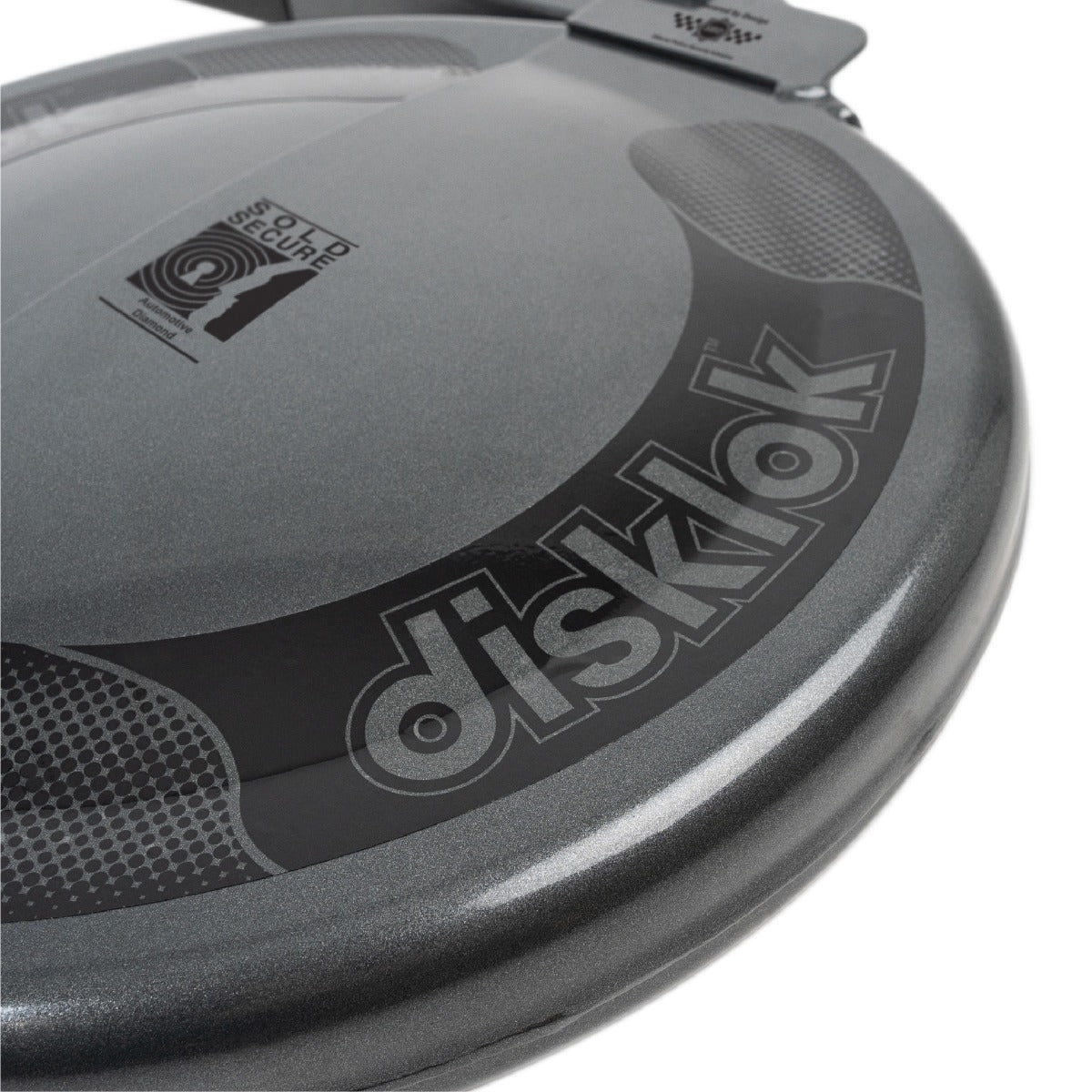 Disklok Diamond Edition Silver Car Steering Wheel Lock, with Storage Bag & Cover