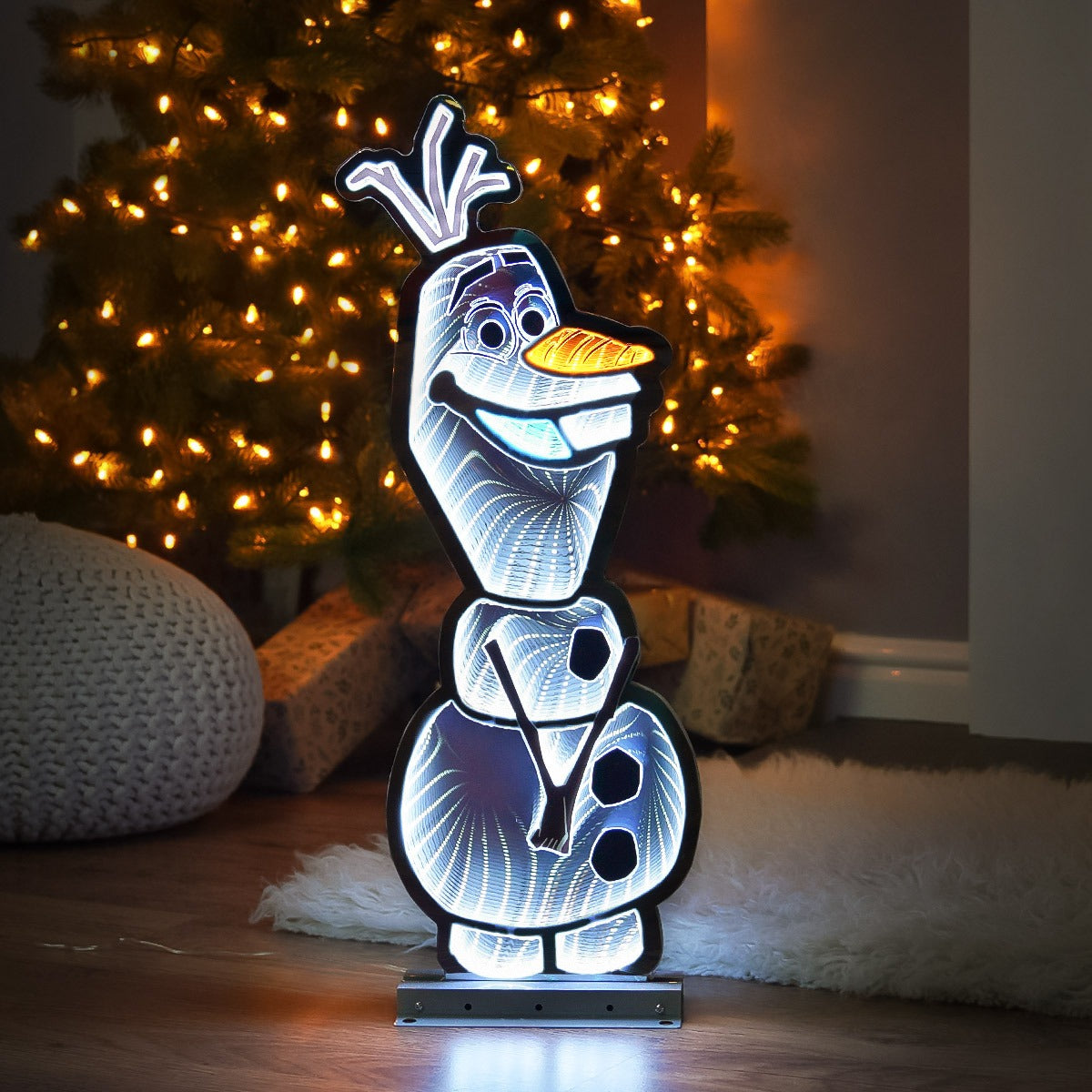 40cm ©Disney Christmas Decoration Infinity Mirror Olaf