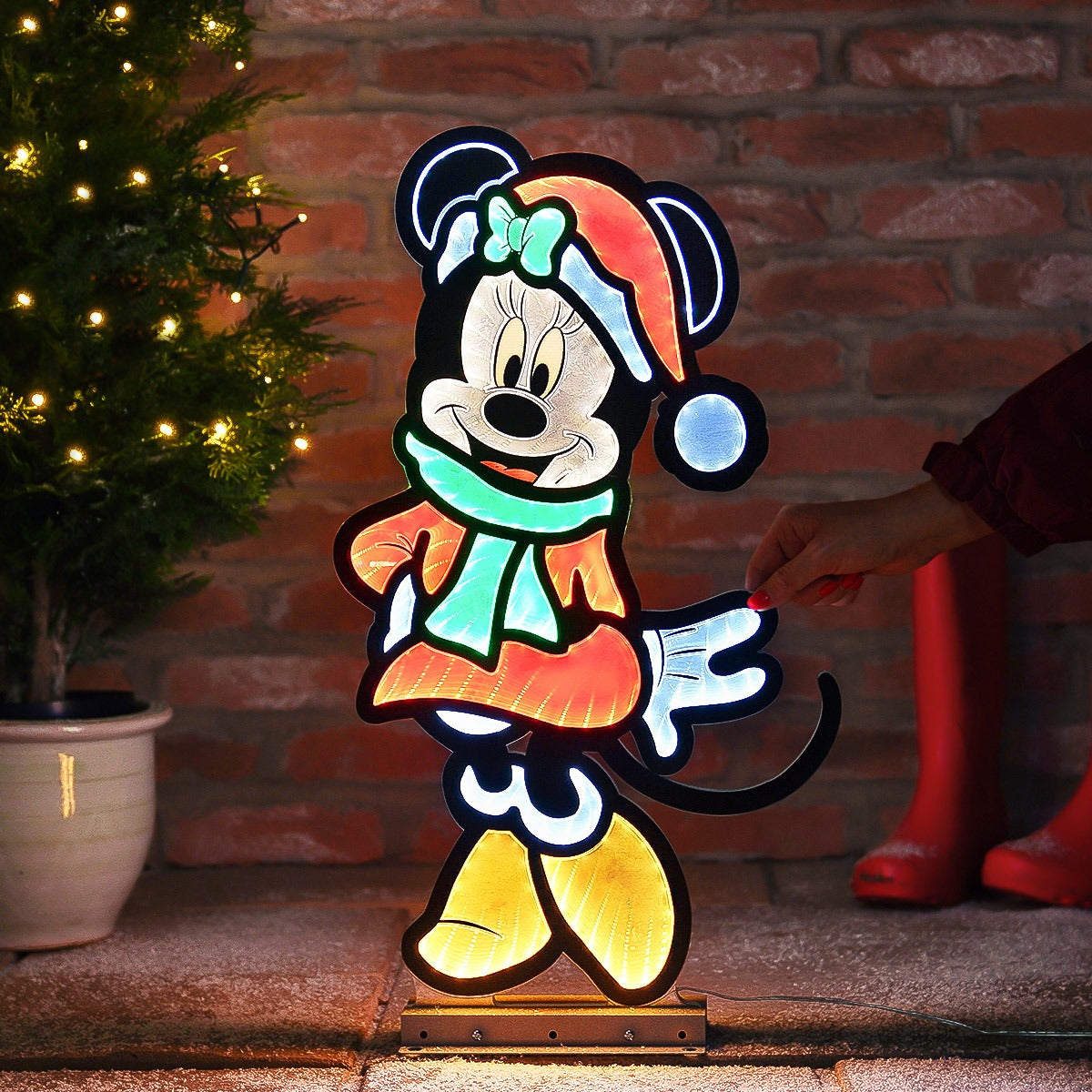60cm Outdoor ©Disney Christmas Decoration Infinity Mirror Minnie Mouse