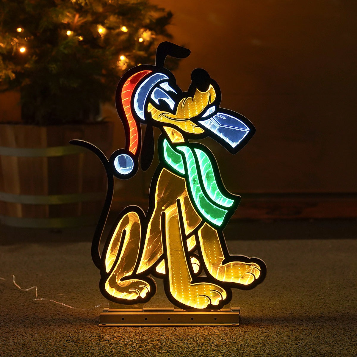 60cm Outdoor ©Disney Christmas Decoration Infinity Mirror Light Pluto