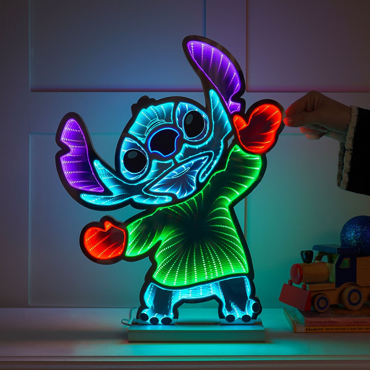 45cm ©Disney Christmas Decoration Infinity Mirror Stitch