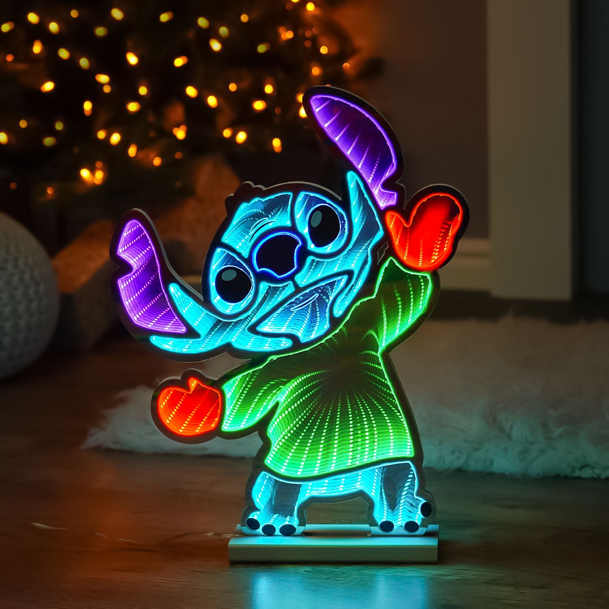 45cm ©Disney Christmas Decoration Infinity Mirror Stitch