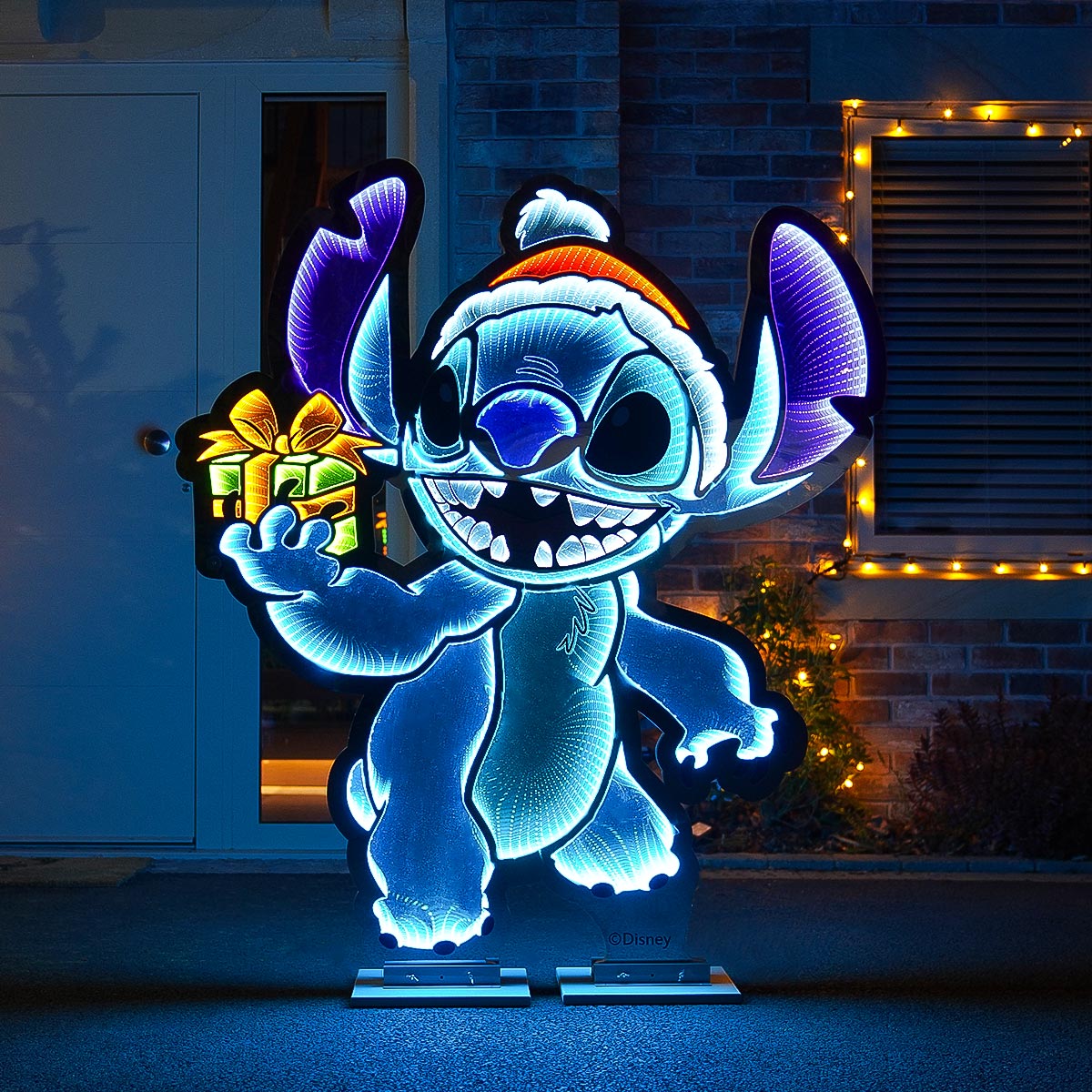 1.4m Outdoor ©Disney Infinity Mirror Christmas Light Stitch