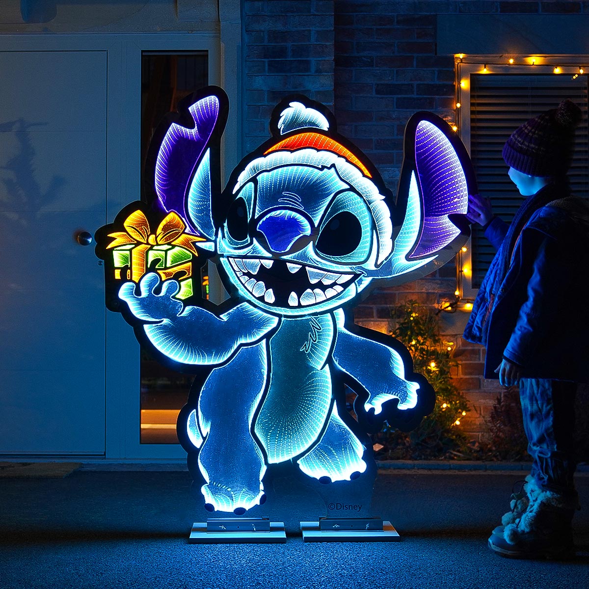 1.4m Outdoor ©Disney Infinity Mirror Christmas Light Stitch