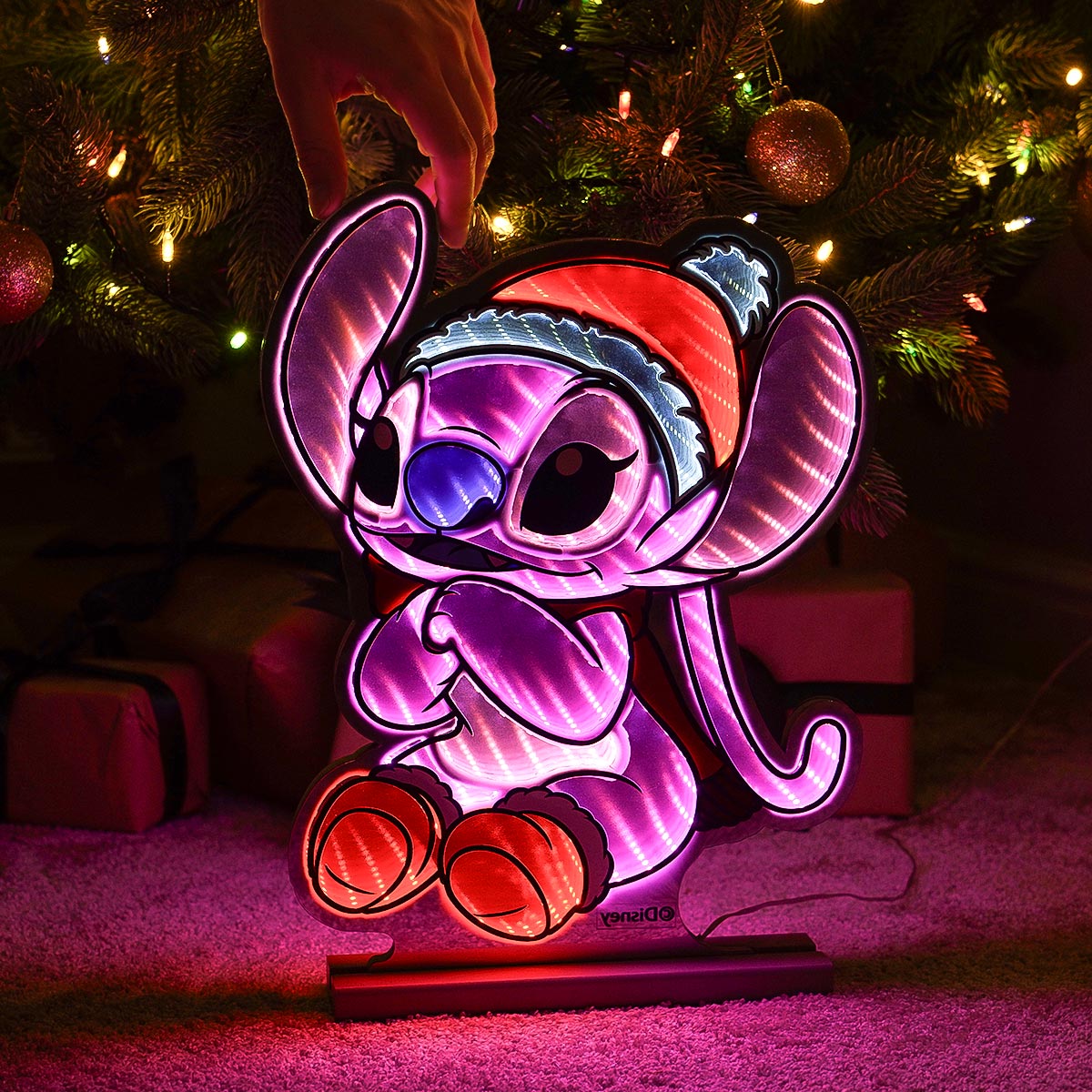 40cm ©Disney Lilo & Stitch Infinity Christmas Light Angel