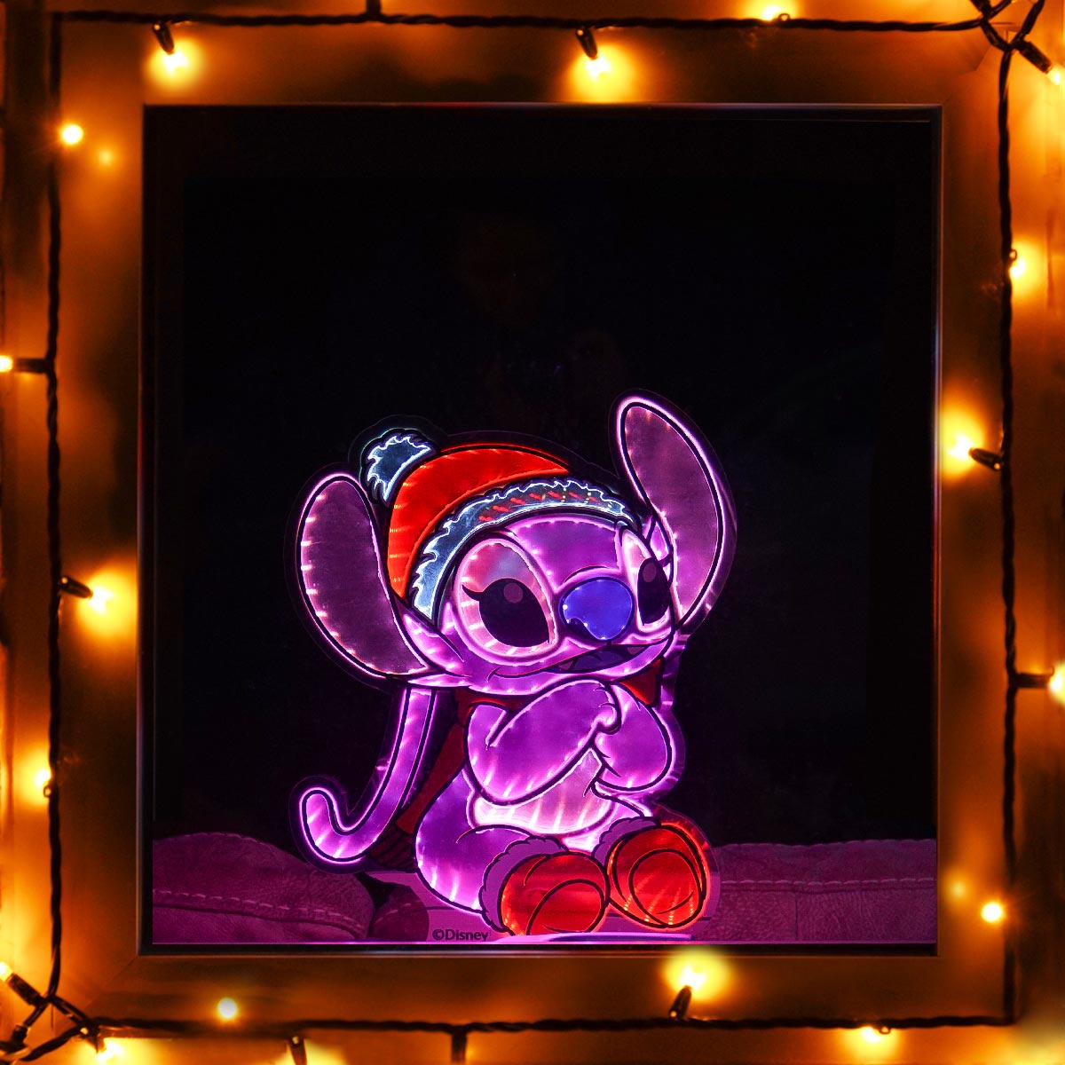 40cm ©Disney Lilo & Stitch Infinity Christmas Light Angel