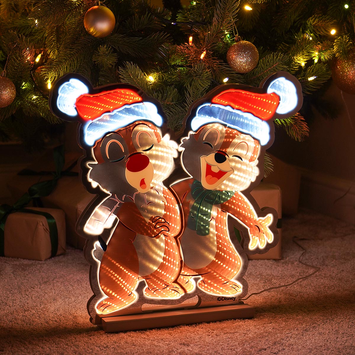 40cm ©Disney Chip and Dale Infinity Christmas Light