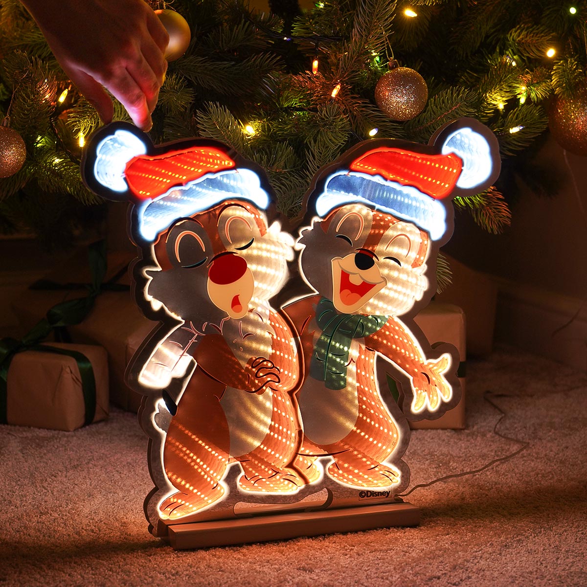 40cm ©Disney Chip and Dale Infinity Christmas Light