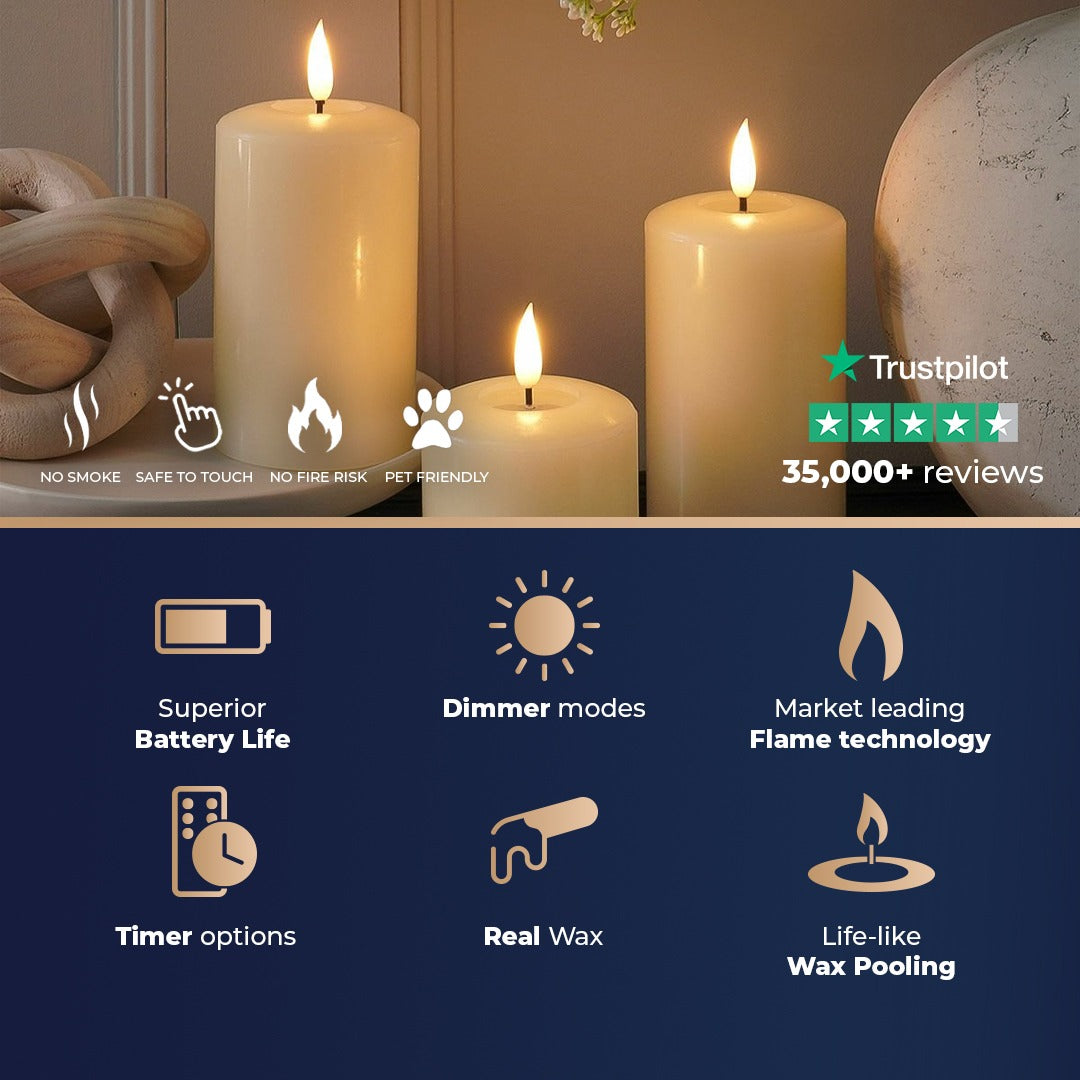 Ember™ Signature Ivory LED Candle