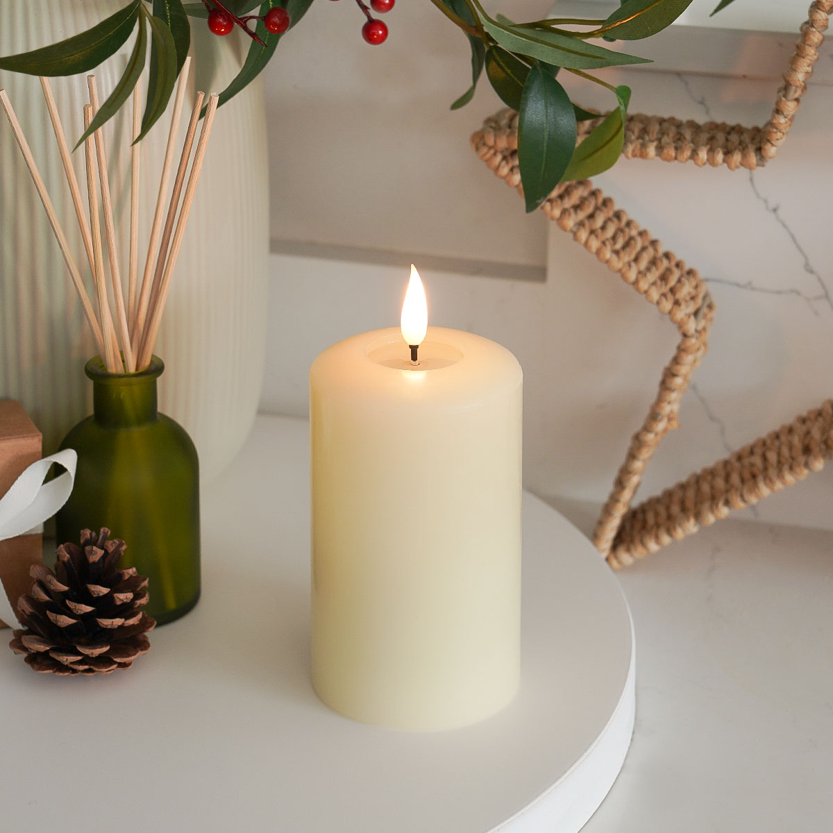Ember™ Signature Ivory LED Candle