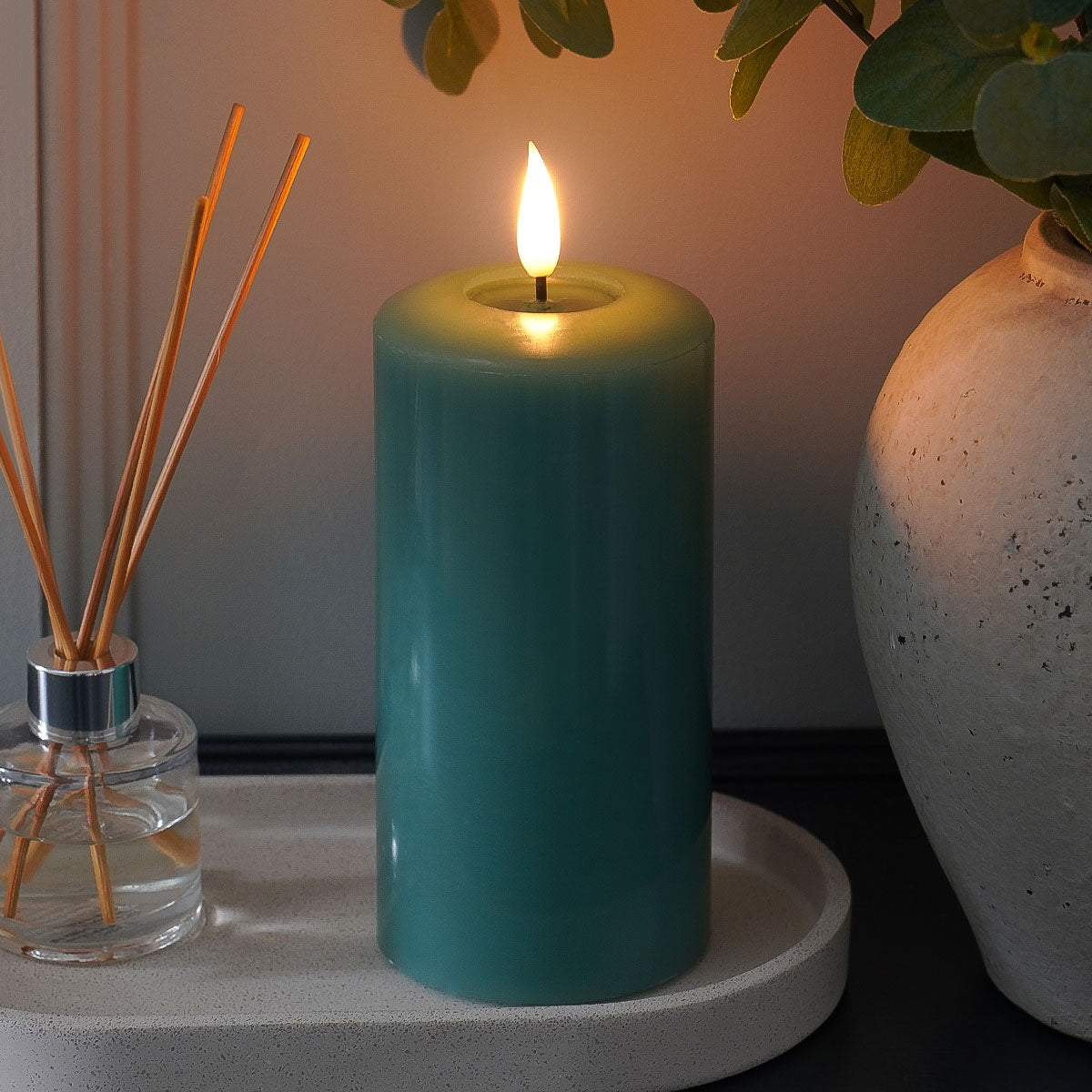 Ember™ Signature Sage Green LED Candle
