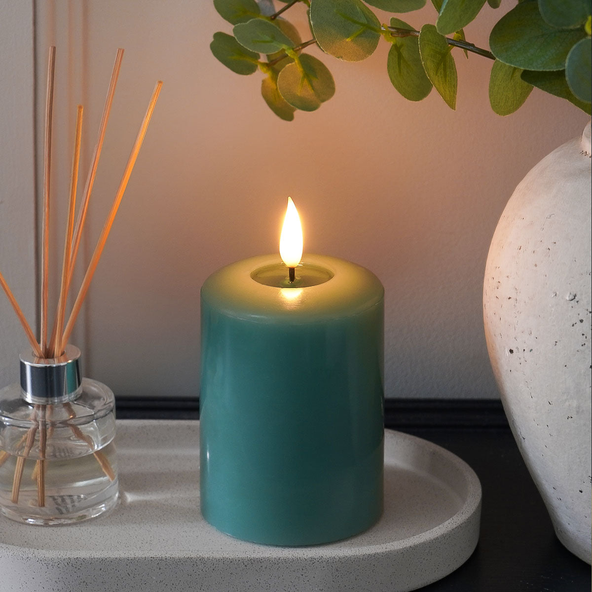 Ember™ Signature Sage Green LED Candle