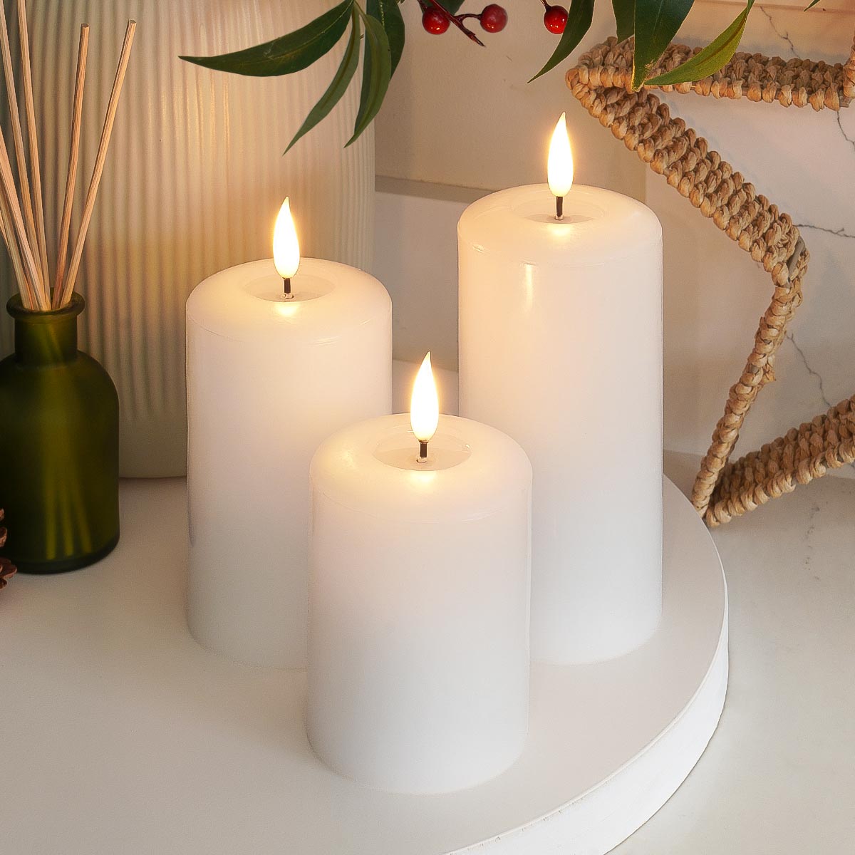 Ember™ Signature White LED Candle