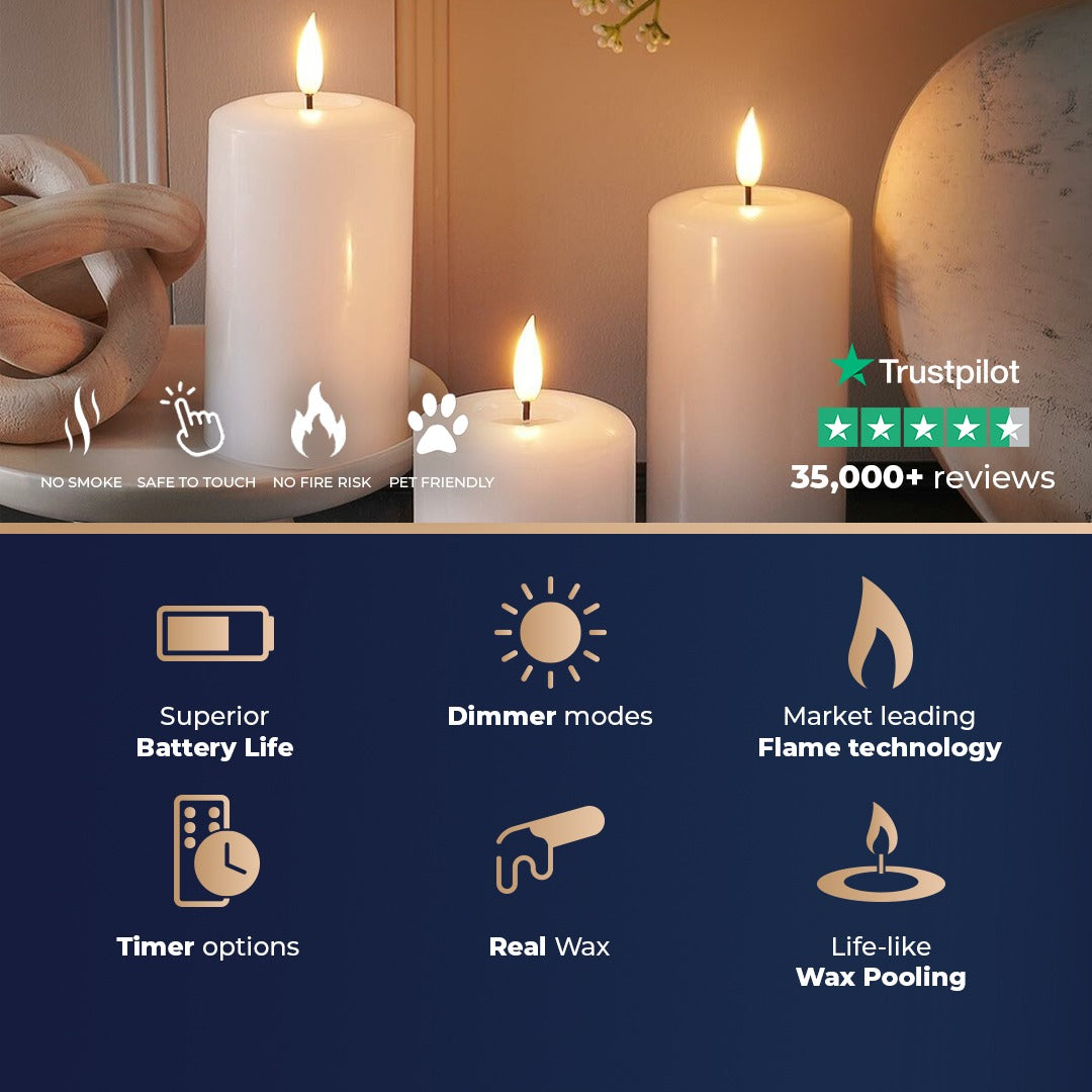 Ember™ Signature White LED Candle