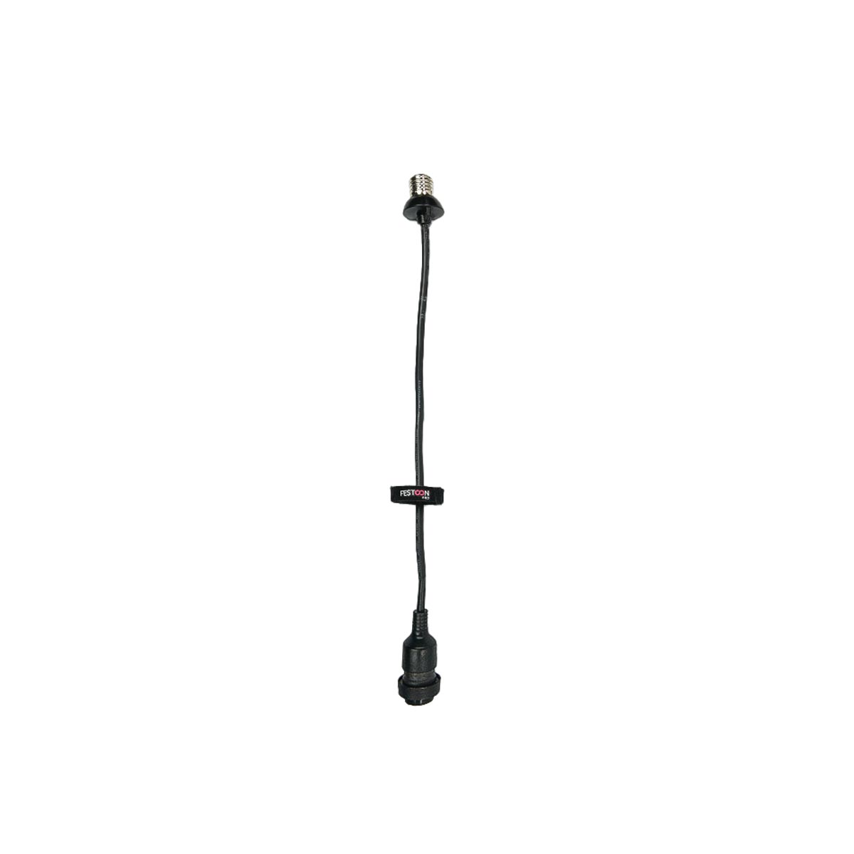 FestoonPro® E27 Outdoor Festoon Pendant, Black Rubber Cable, 0.5m Drop