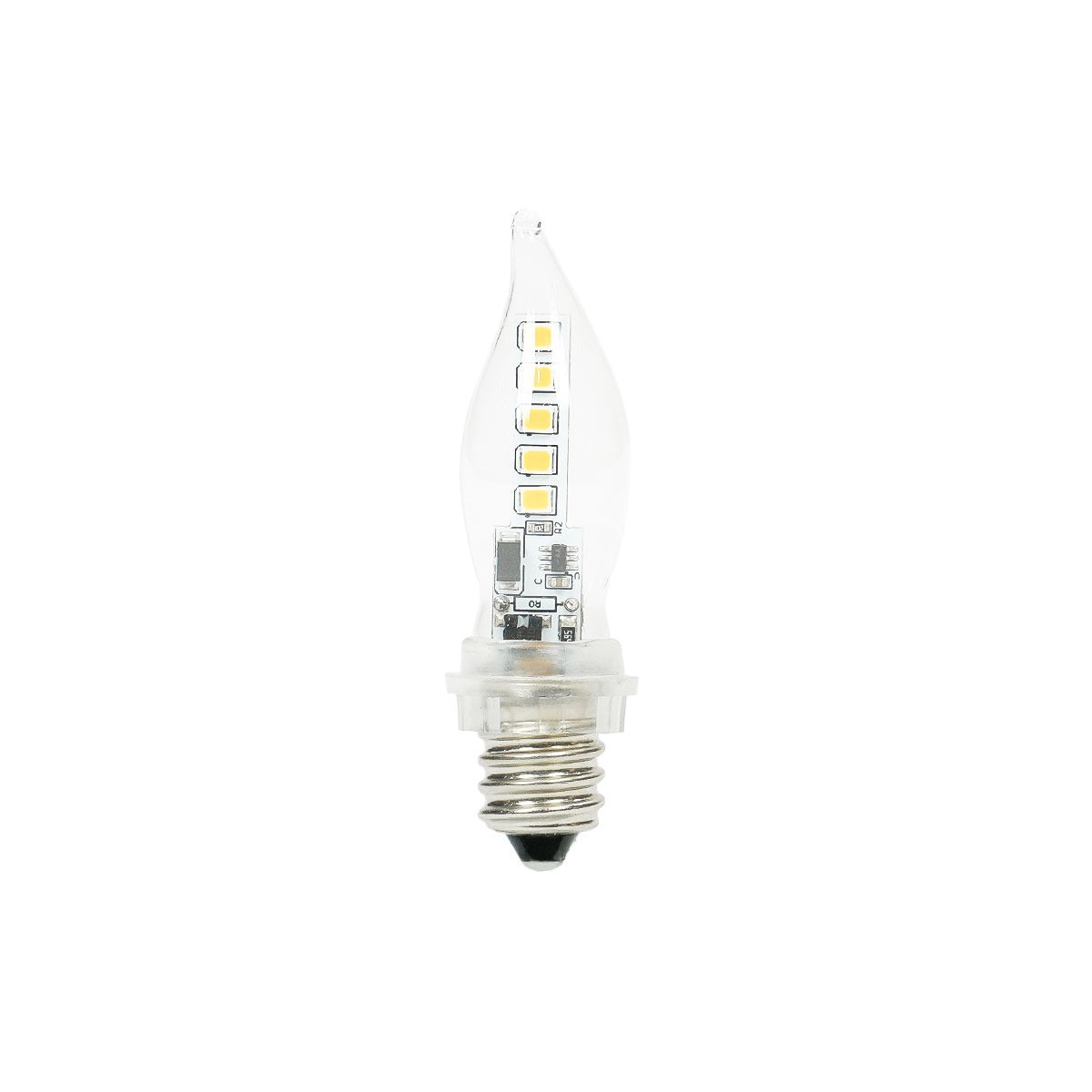 FestoonPro® E14 Glass Cap Amber Flame SMD LED Festoon Bulb