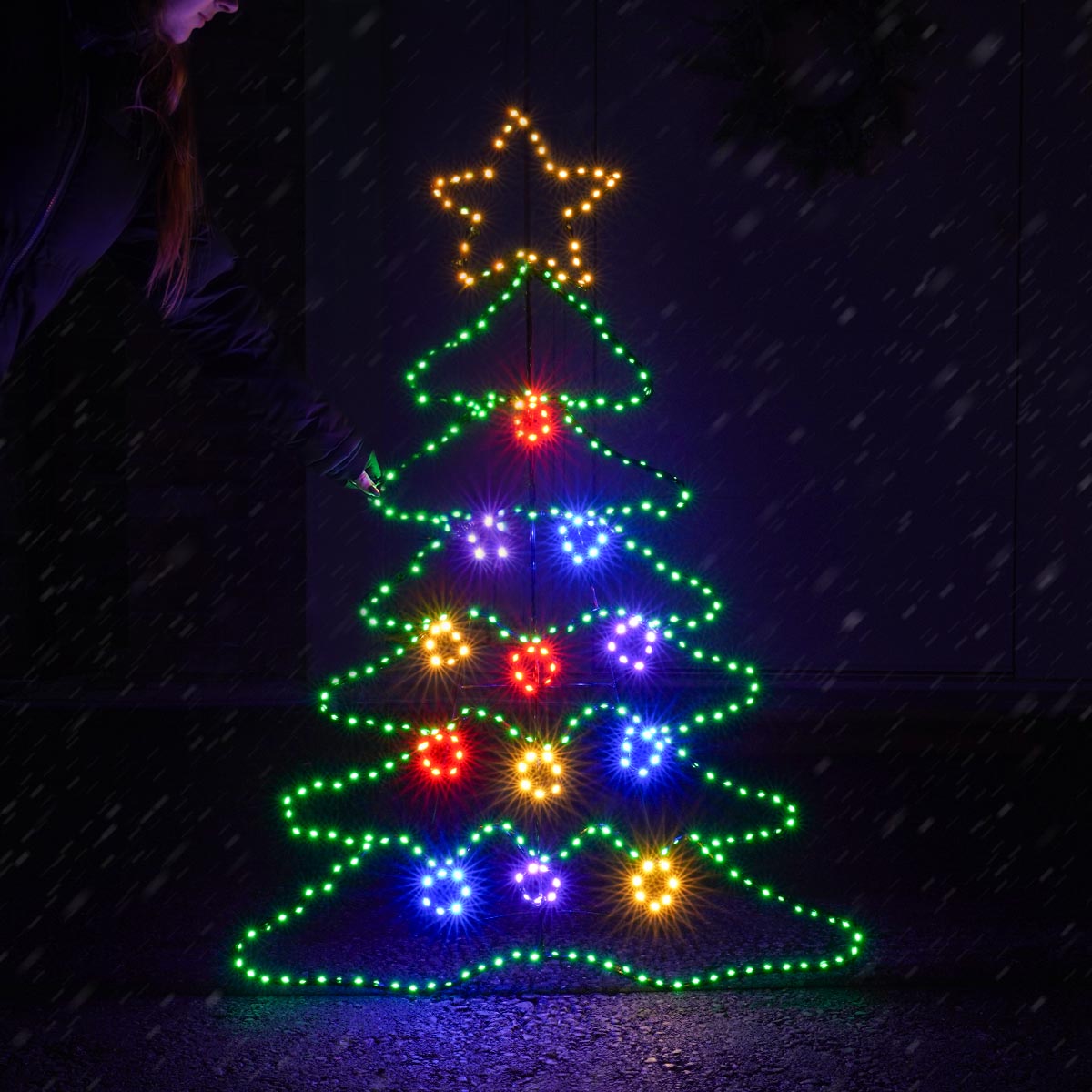 Outdoor Flexibright Twinkle Christmas Tree Motif