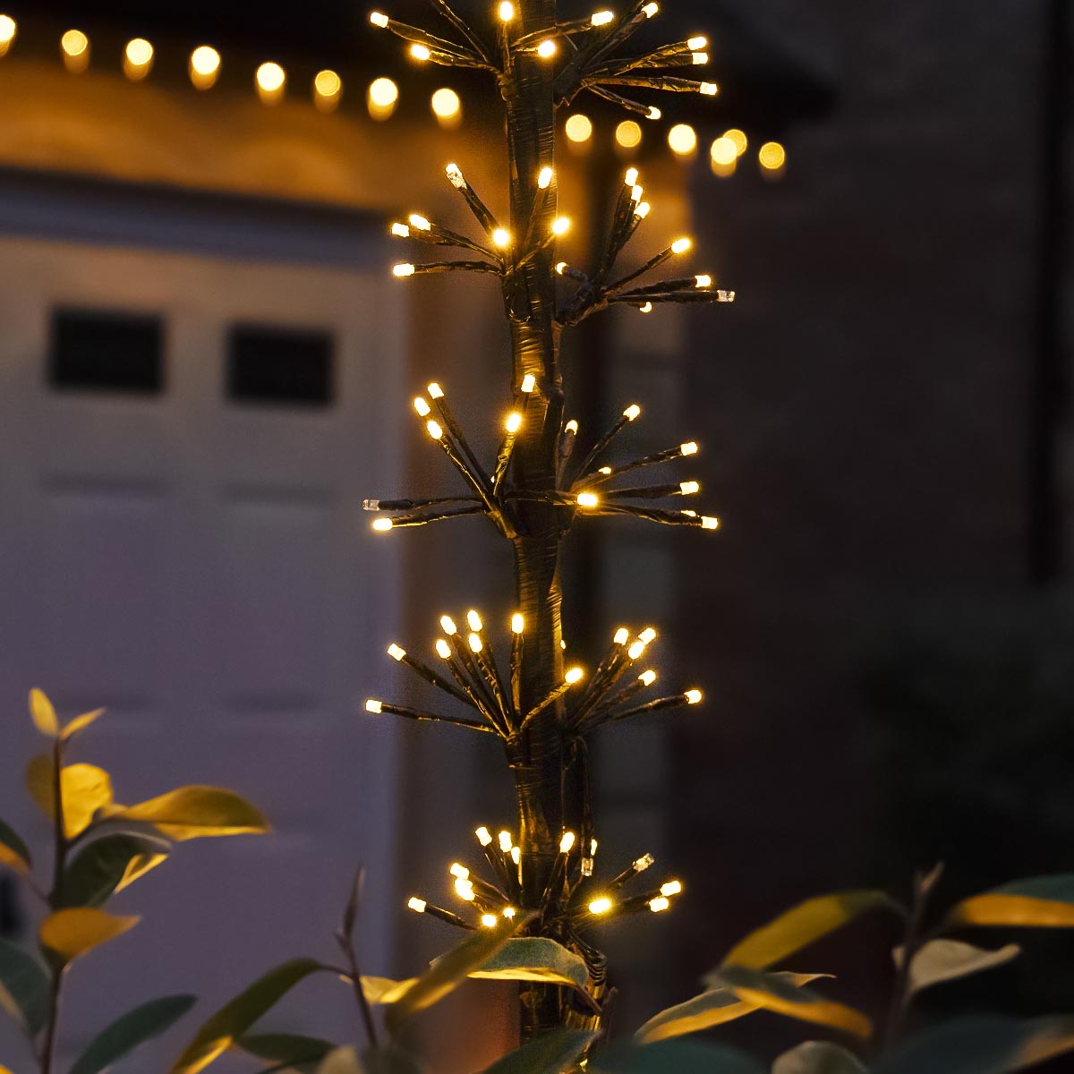 2.4m Warm White LED Outdoor Christmas Archway