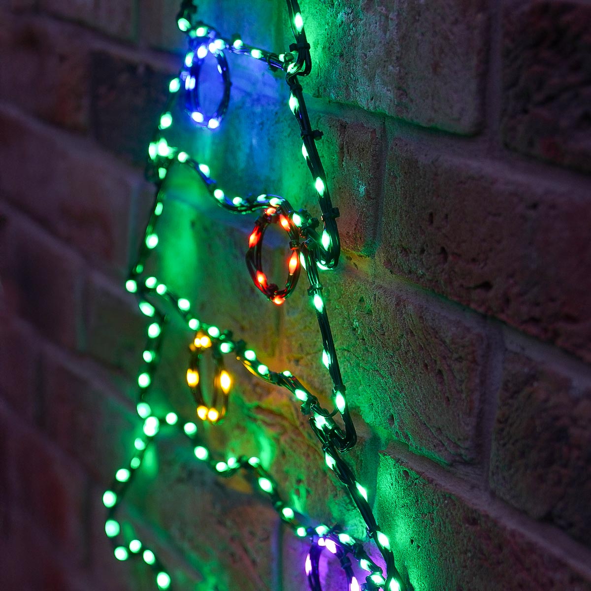 60cm Flexibright Twinkle LED Outdoor Christmas Tree Silhouette
