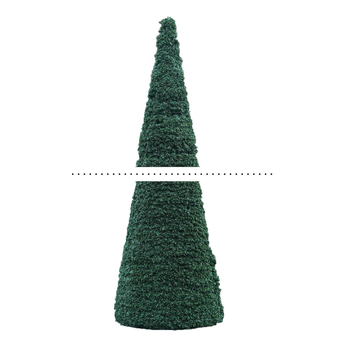 4m Outdoor Commercial Smart App Controlled Twinkly Plus Christmas Cone Tree