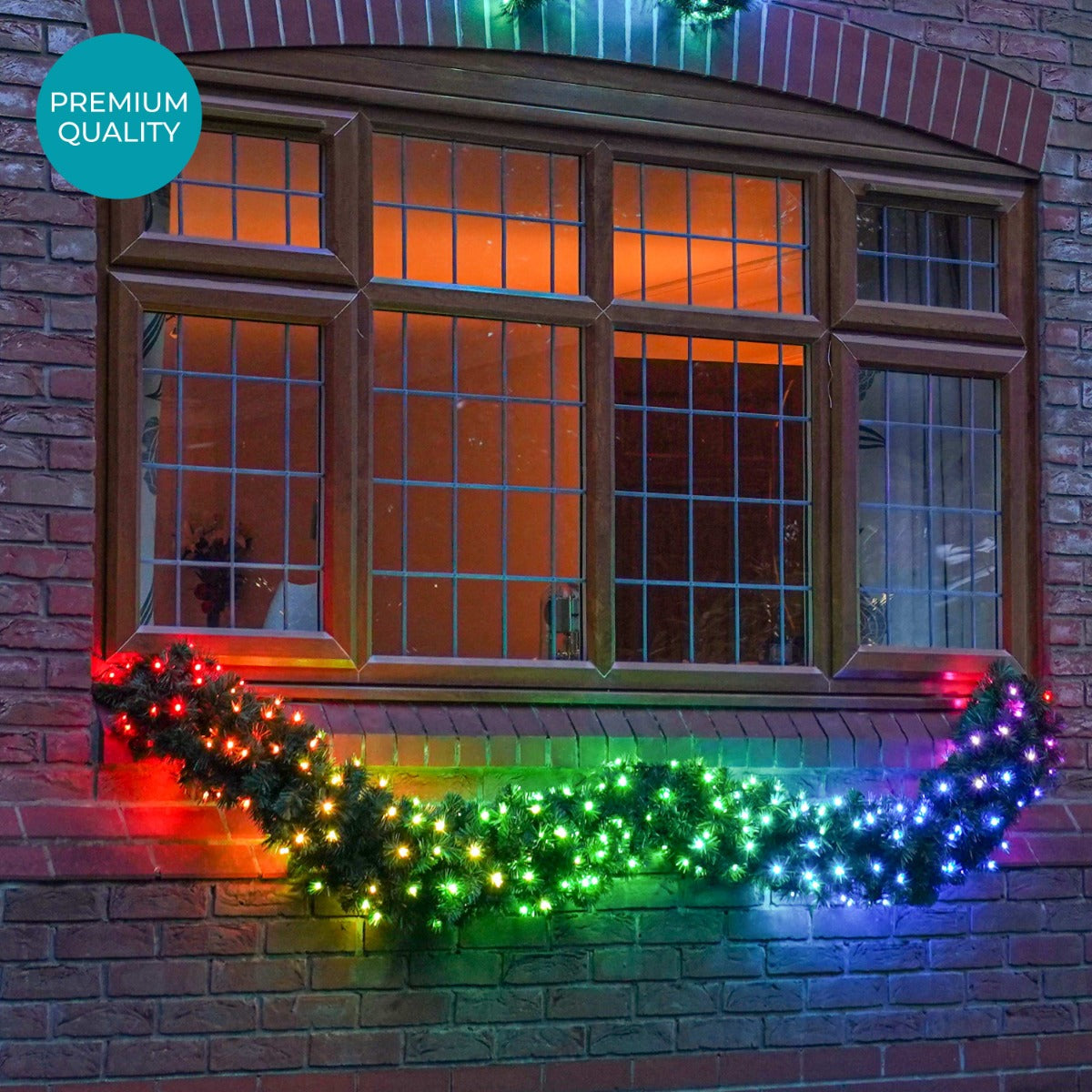 2.7m Outdoor Commercial Smart App Controlled Twinkly Christmas Garland
