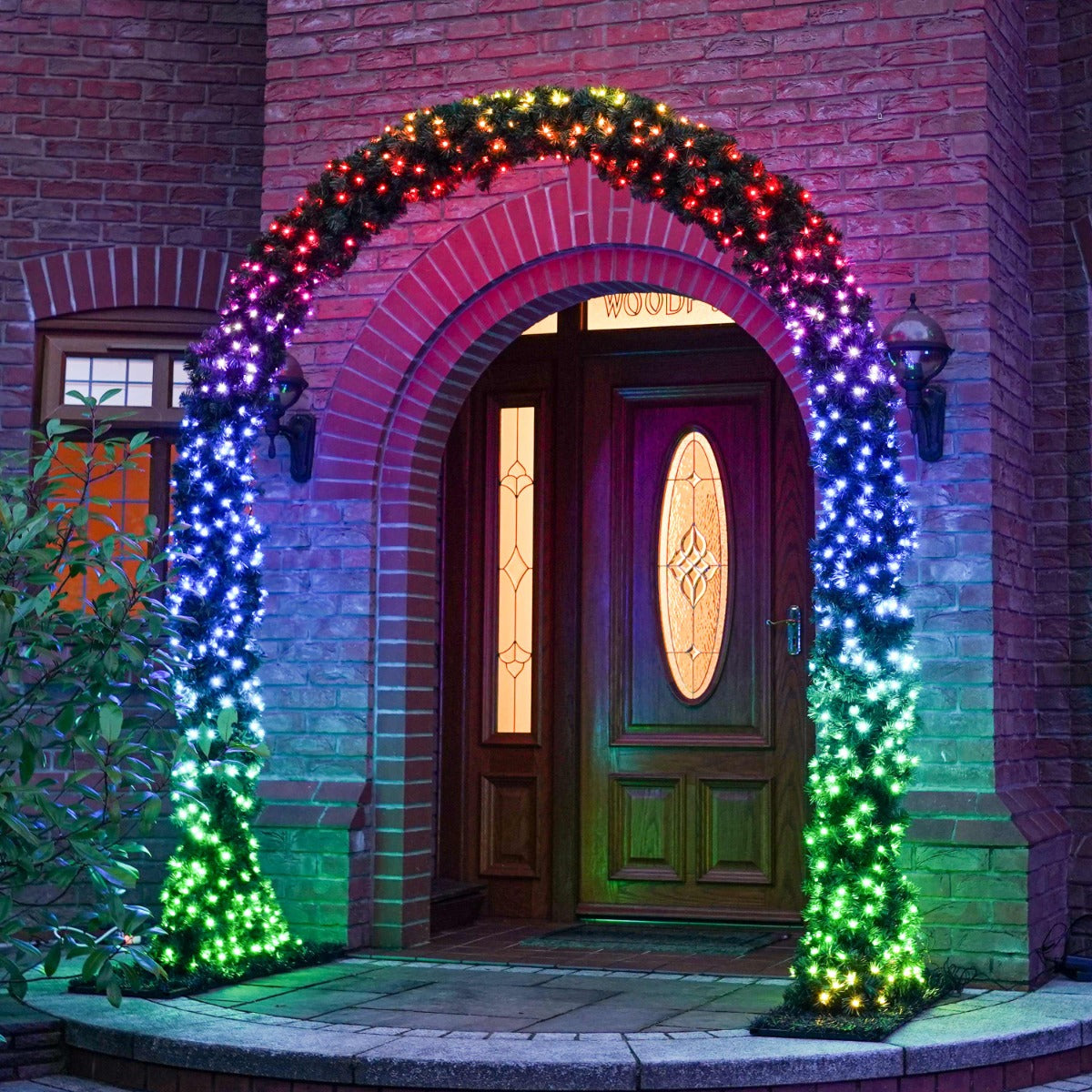 2.5m Outdoor Commercial Smart App Controlled Twinkly Christmas Archway