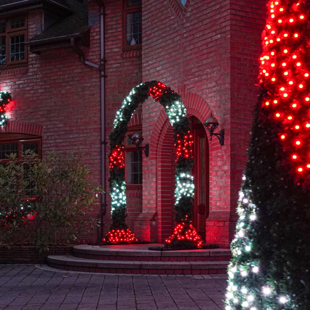 2.5m Outdoor Commercial Smart App Controlled Twinkly Christmas Archway