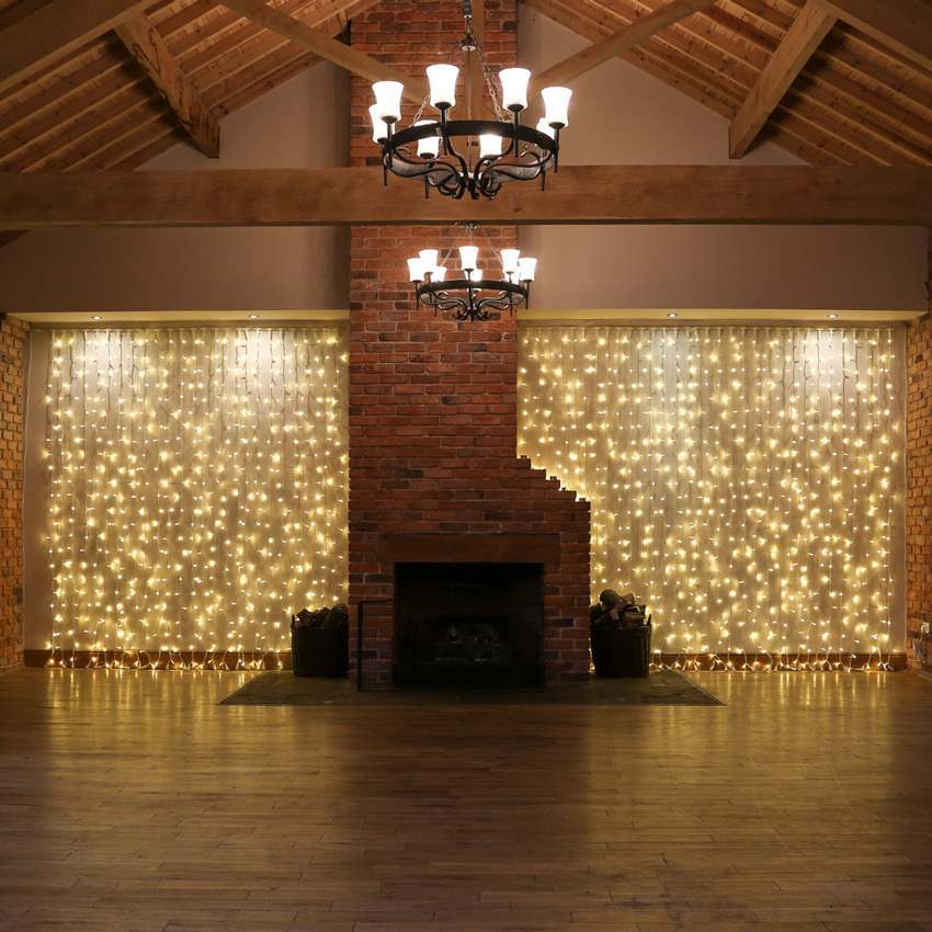 ConnectPro® 3m Outdoor String Lights, Connectable, 24 LEDs, White Rubber Cable