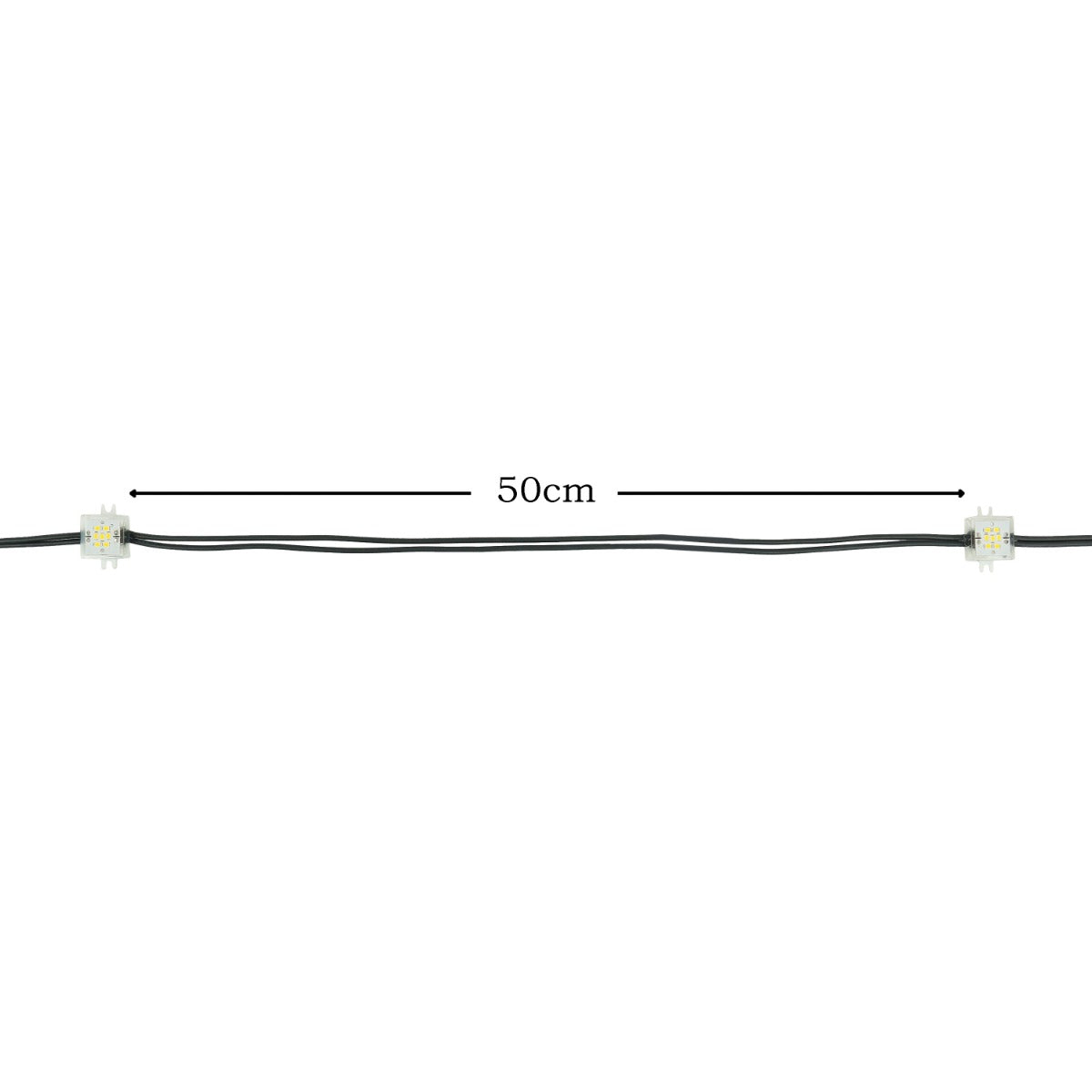 ConnectPro® Permanent Outdoor Lights, Black Rubber Cable