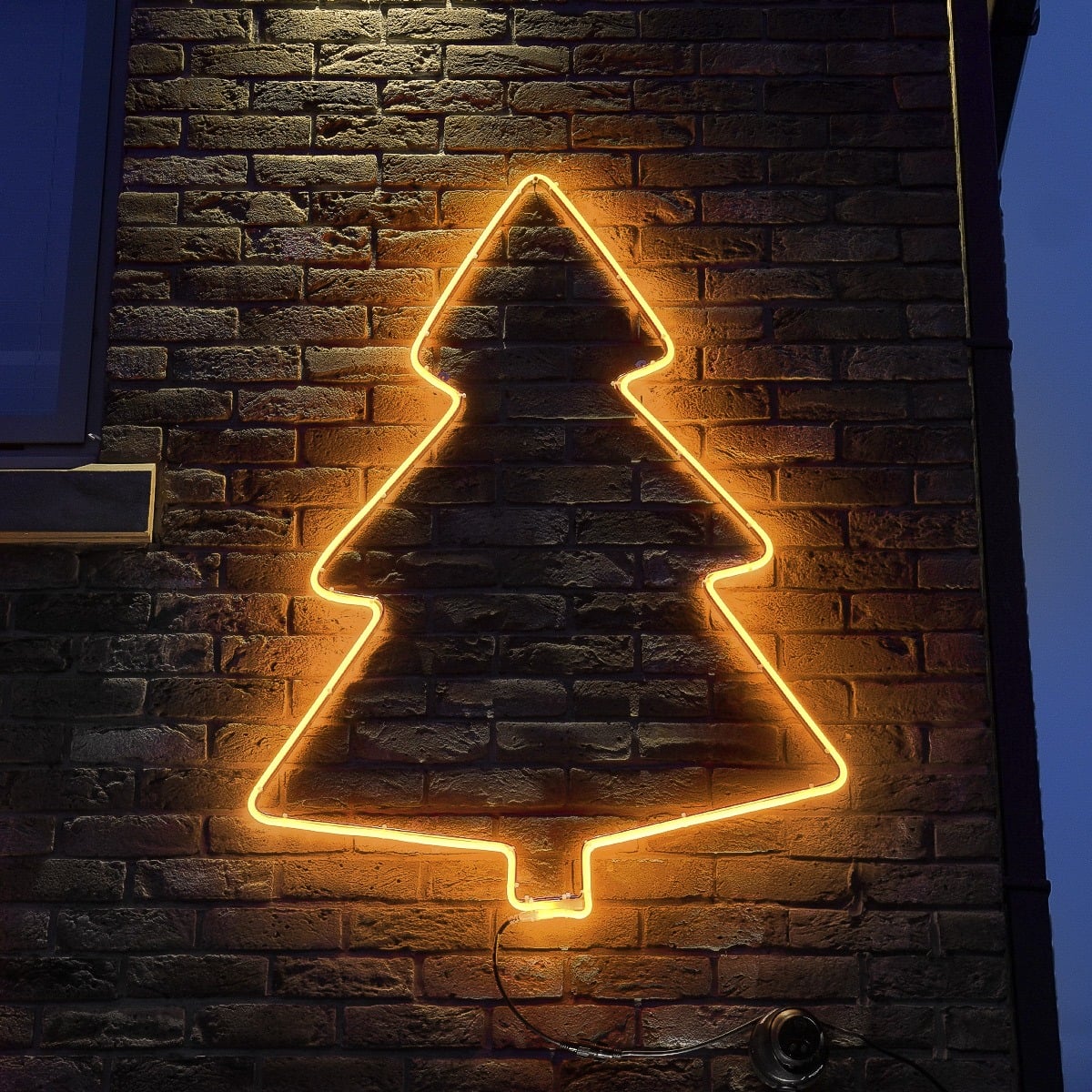 1.3m ConnectPro® Outdoor LED Neon Flex Christmas Tree Silhouette, Connectable