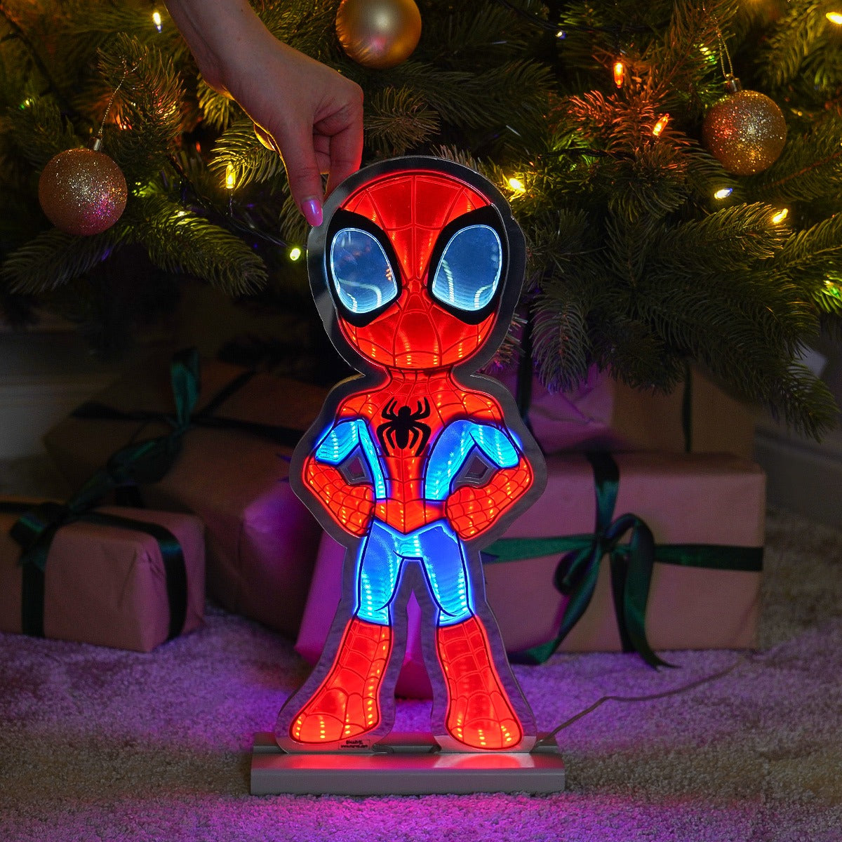 40cm ©Disney Spiderman Infinity Mirror Light