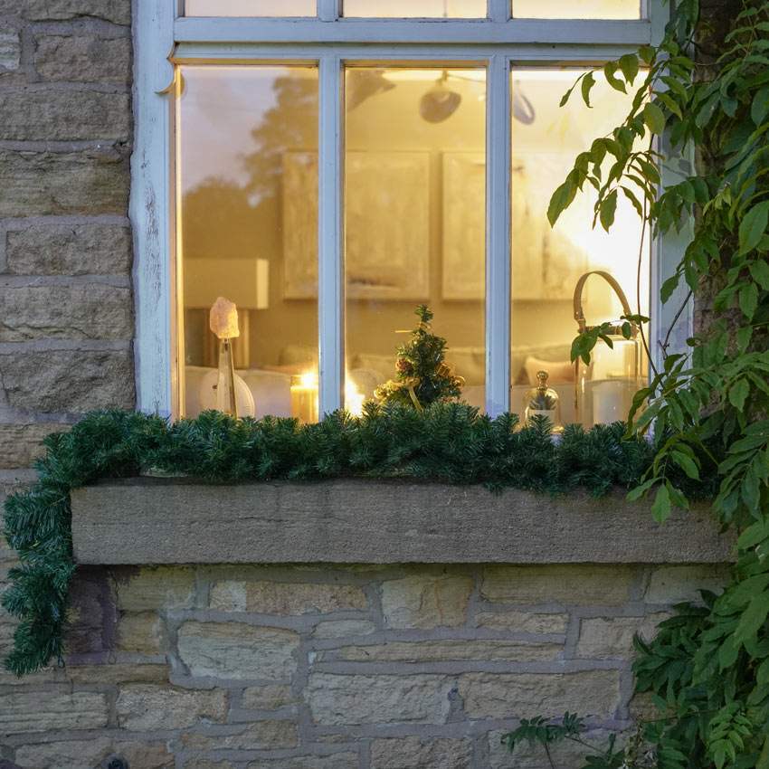 1.8m Green Christmas Garland
