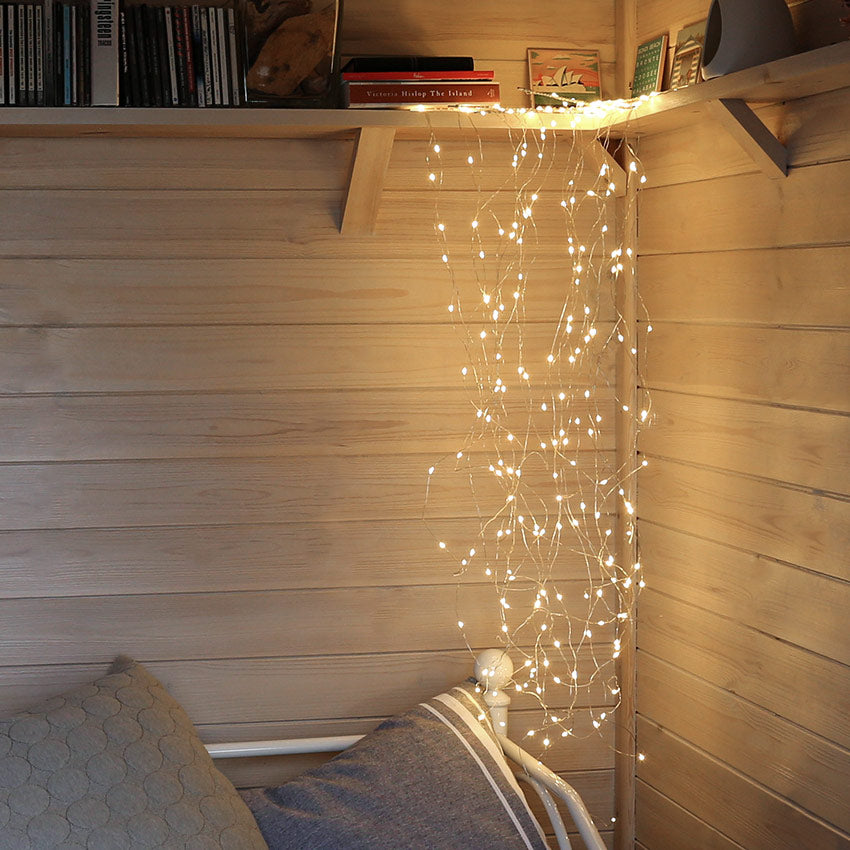 Plug In Multi Strand Firefly Wire Lights, Flash Bulb LEDs
