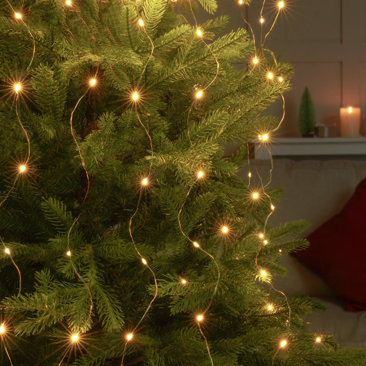 Plug In Multi Strand Firefly Wire Lights, Flash Bulb LEDs