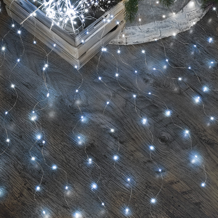 Plug In Multi Strand Firefly Wire Lights, Flash Bulb LEDs