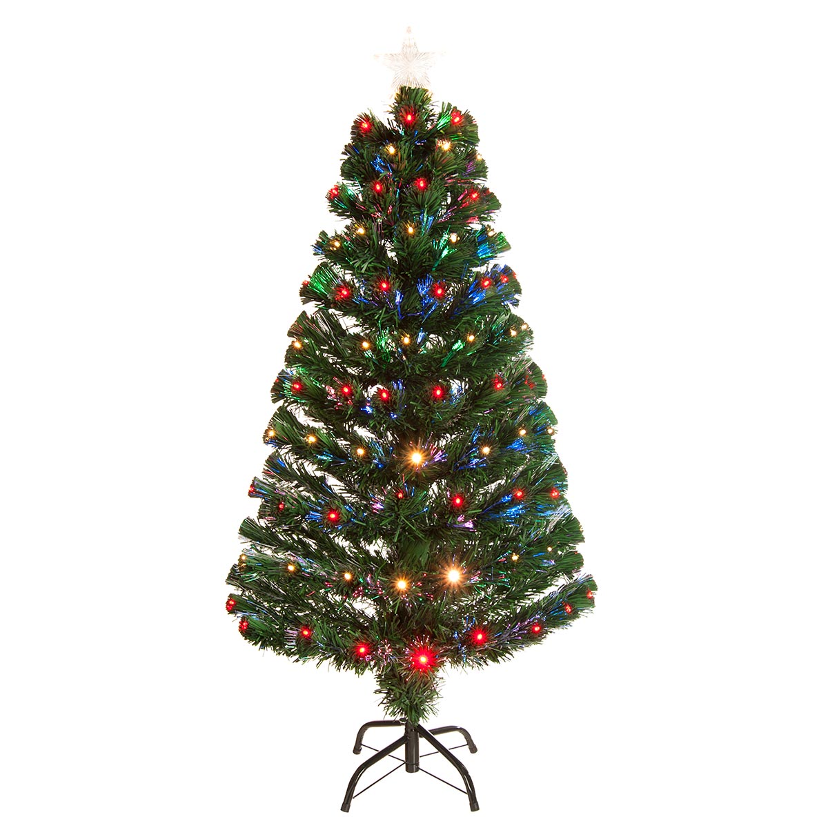Multicoloured Fibre Optic Christmas Tree