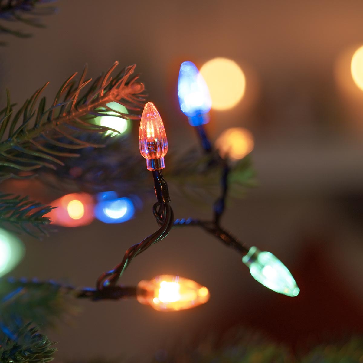 Indoor & Outdoor Traditional Diamond Christmas Tree Fairy Lights