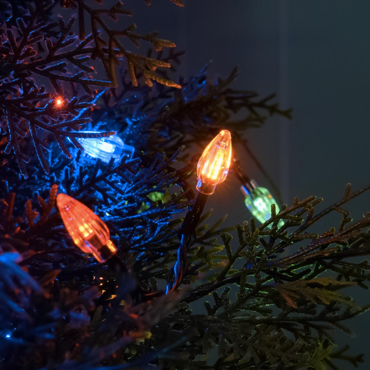 Indoor & Outdoor Traditional Diamond Christmas Tree Fairy Lights