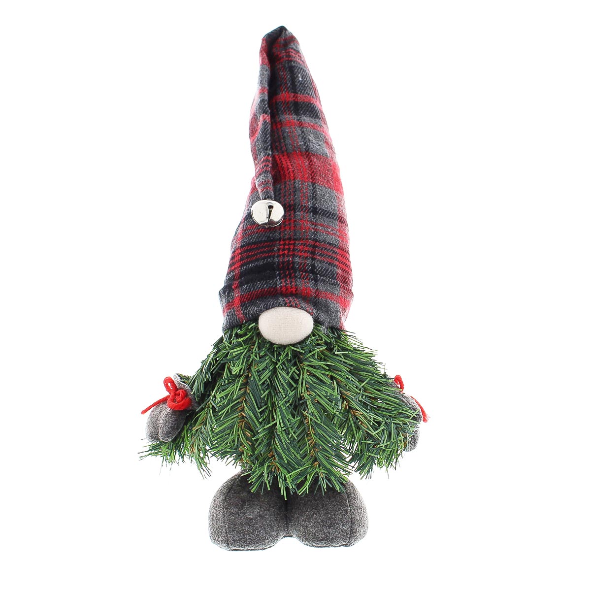 49cm Standing Christmas Tree Gonk with Tartan Hat