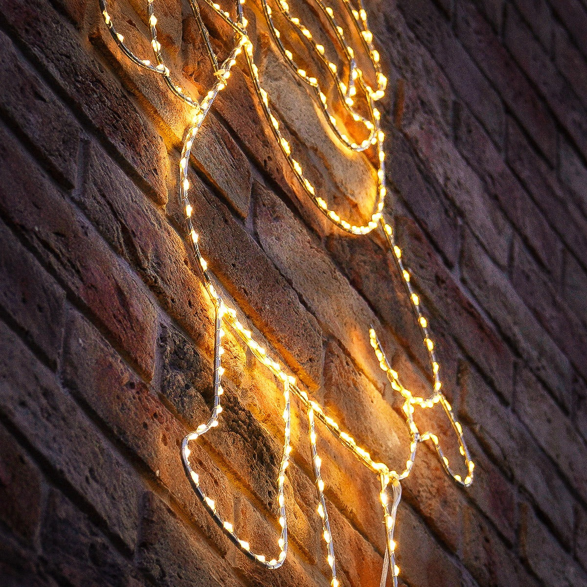 80cm LED Waving Santa Outdoor Christmas Silhouette