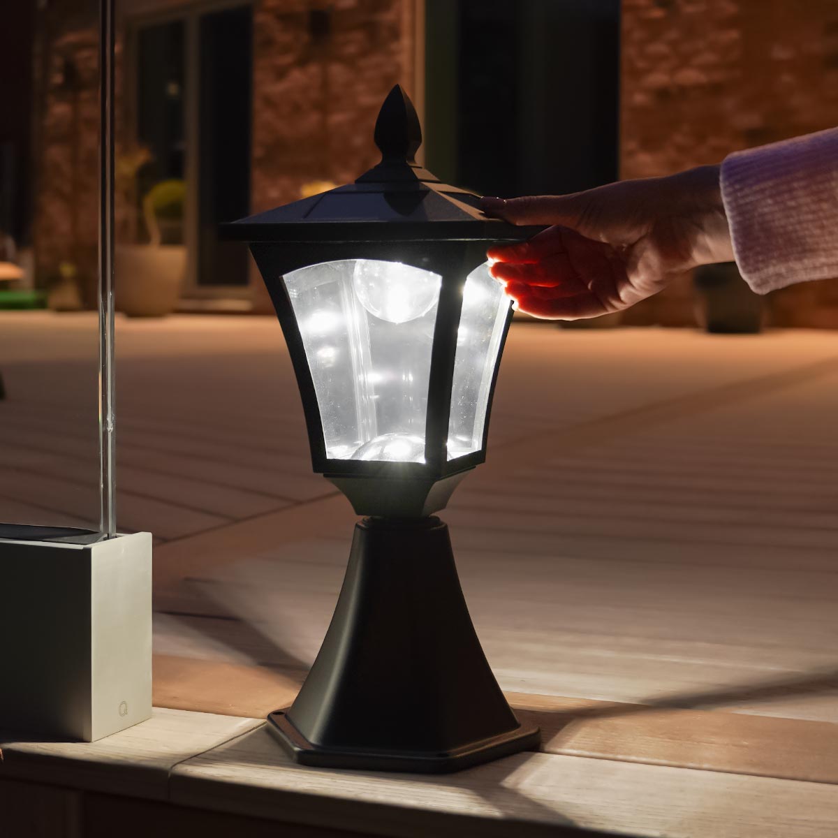 Solar Post Base Mount Light