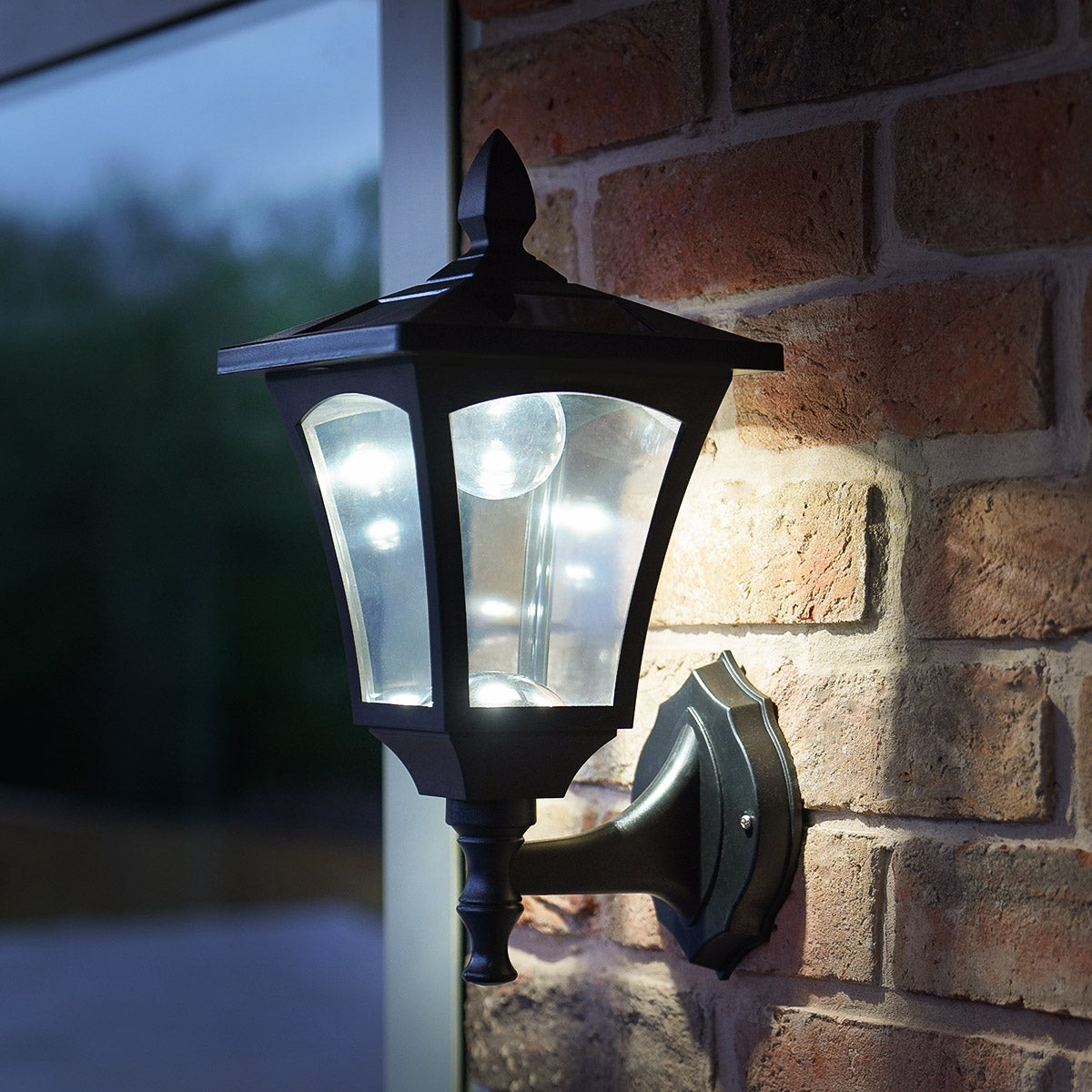 Outdoor Solar Security Wall Light 34cm