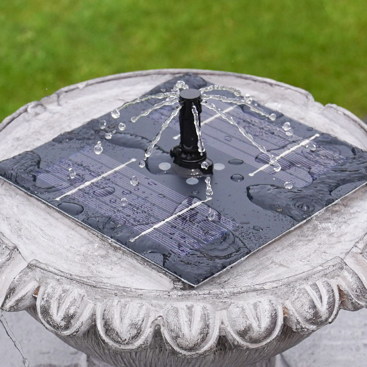 LED Solar Water Feature Victoriana Tiered 80cm