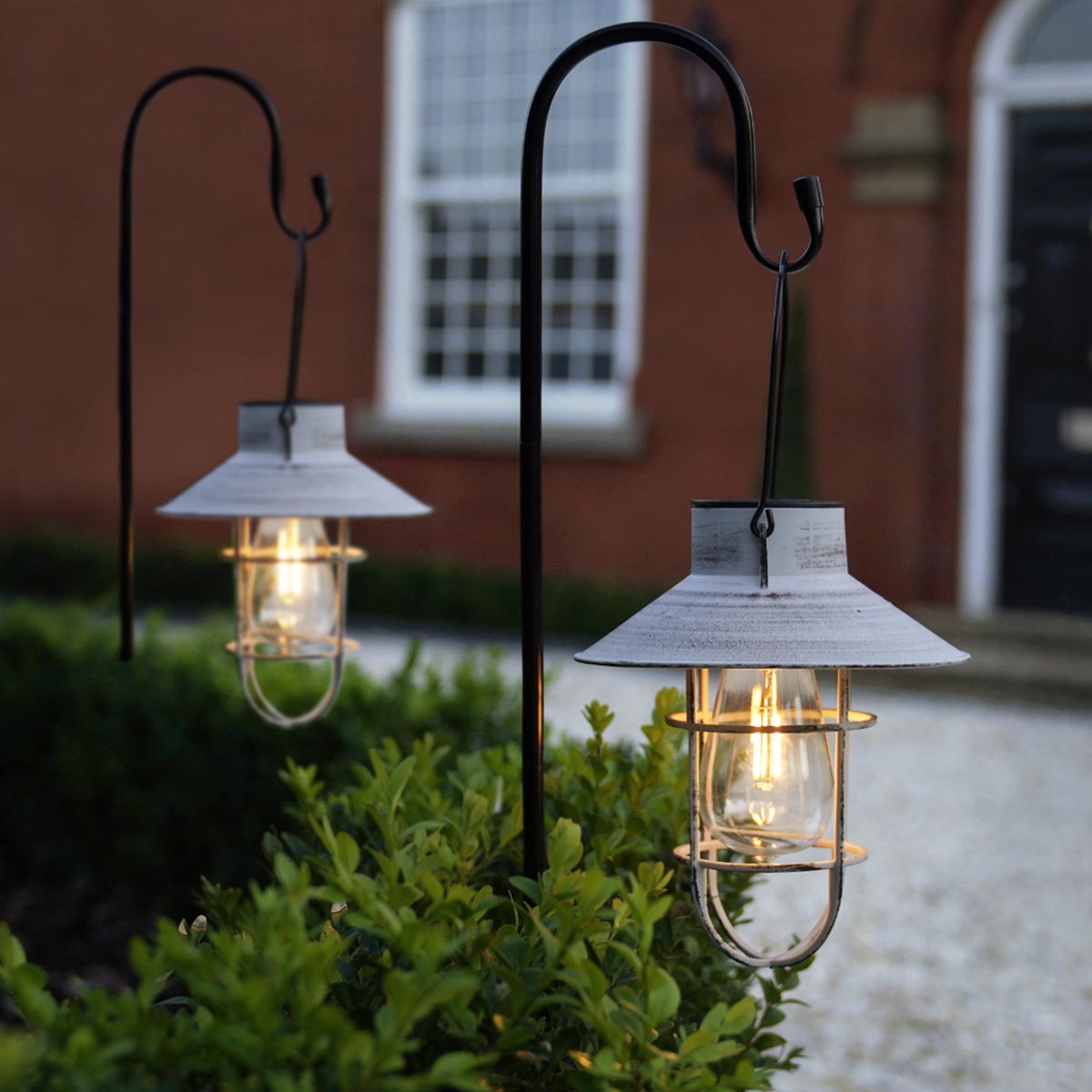 Fisherman Solar Hanging Lantern Filament Effect 21cm