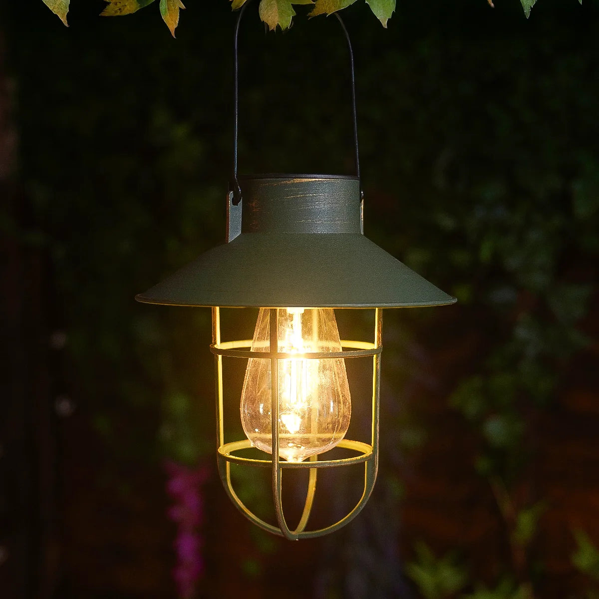 Fisherman Solar Hanging Lantern Filament Effect 21cm