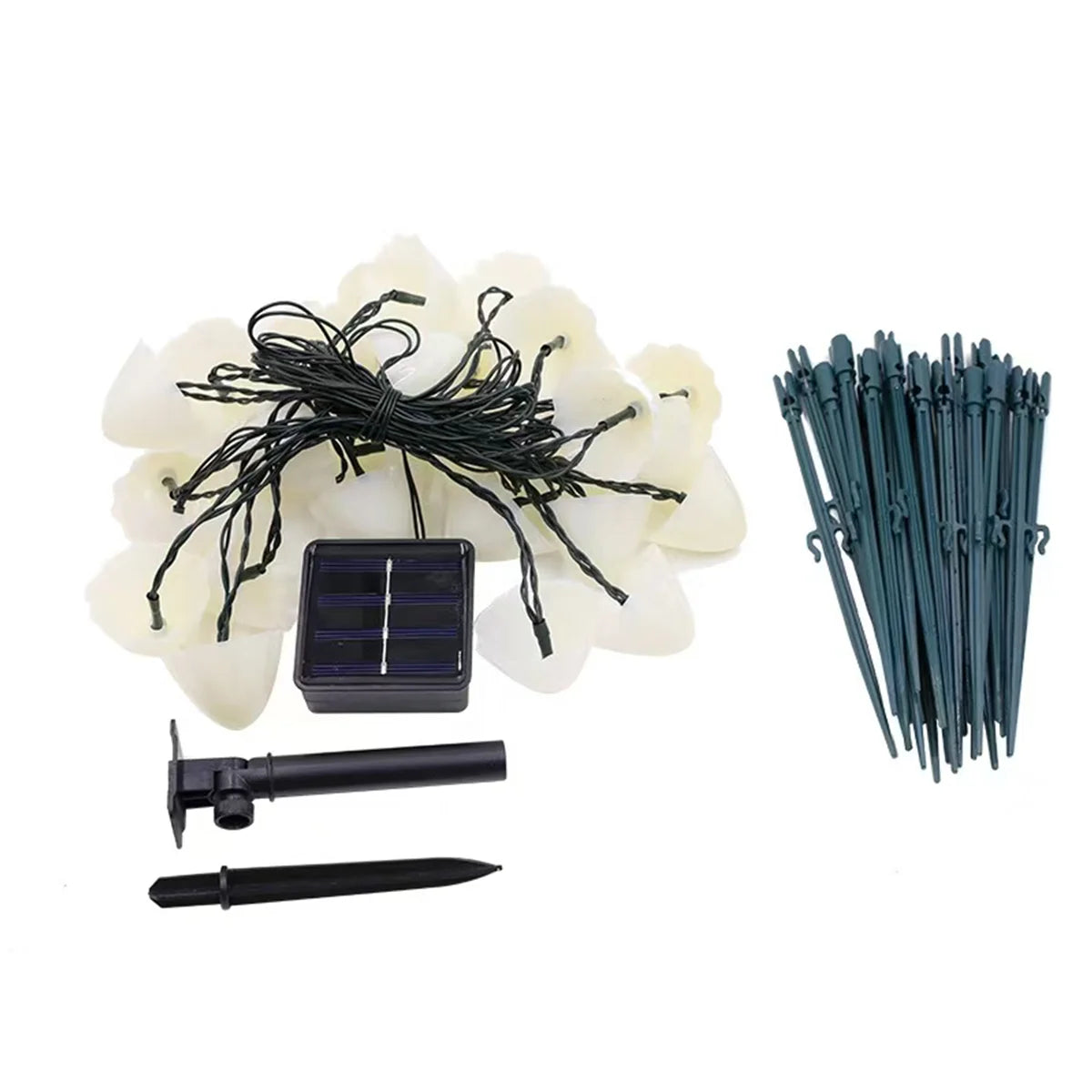 10 LED Mushroom Solar Light Stakes