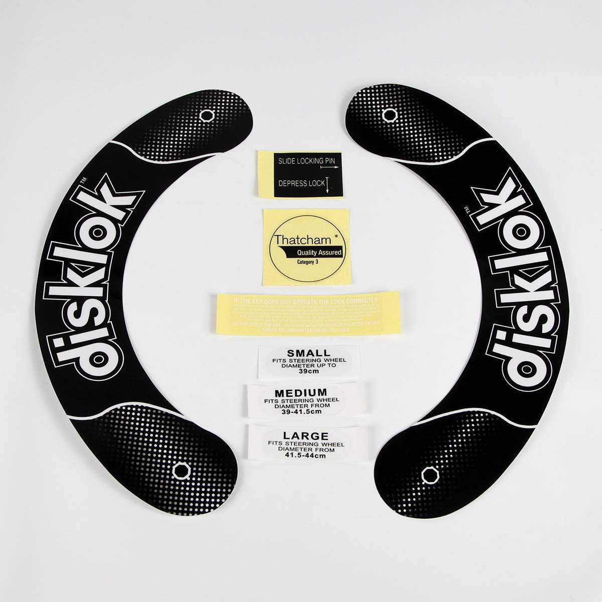 Disklok Replacement Stickers, 7 Pack