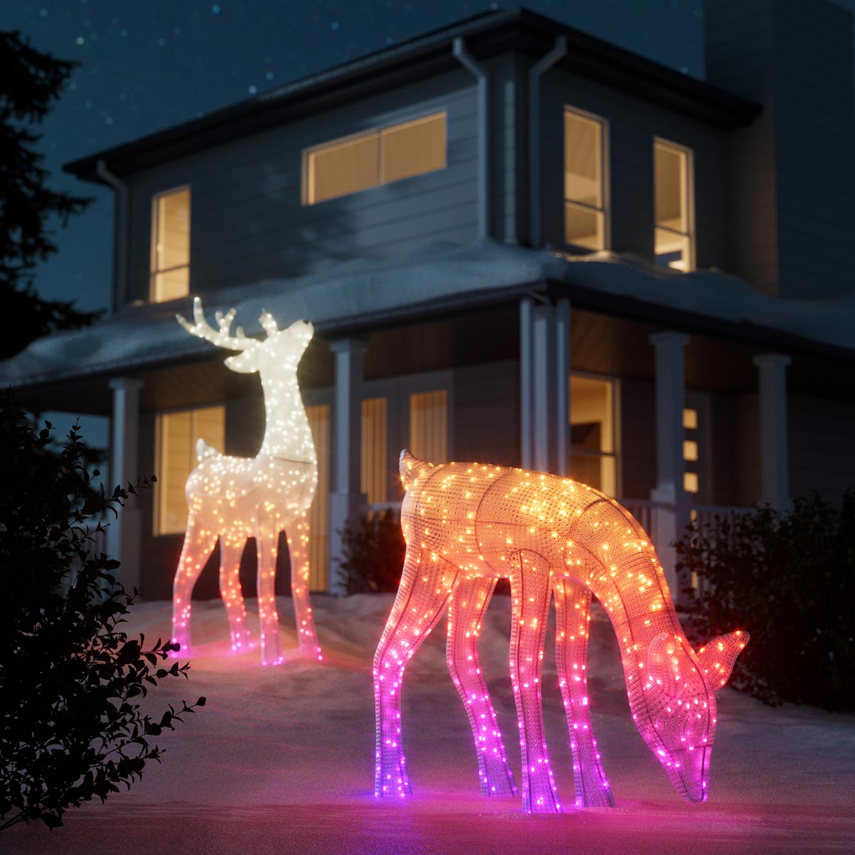 Twinkly Smart App Controlled Doe Reindeer Christmas Figure